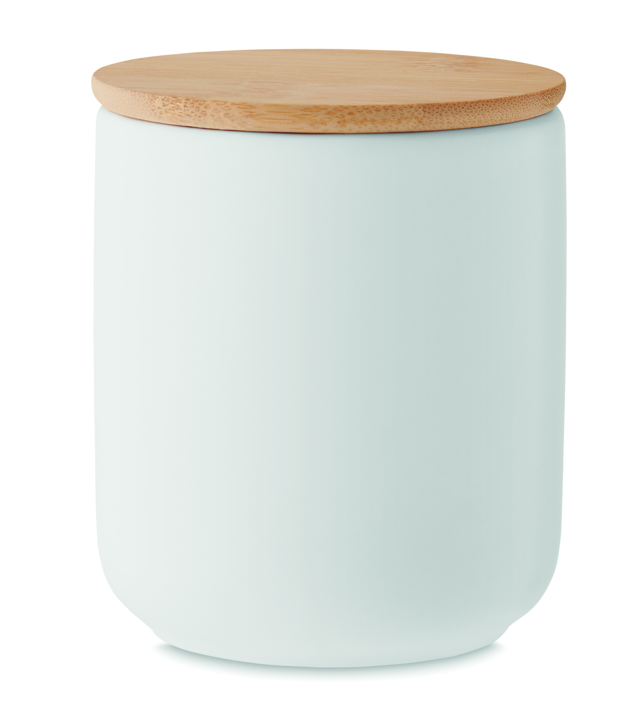 Jarre, Rund, Holzdeckel, Mintgrün, Aufbewahrungsbehälter