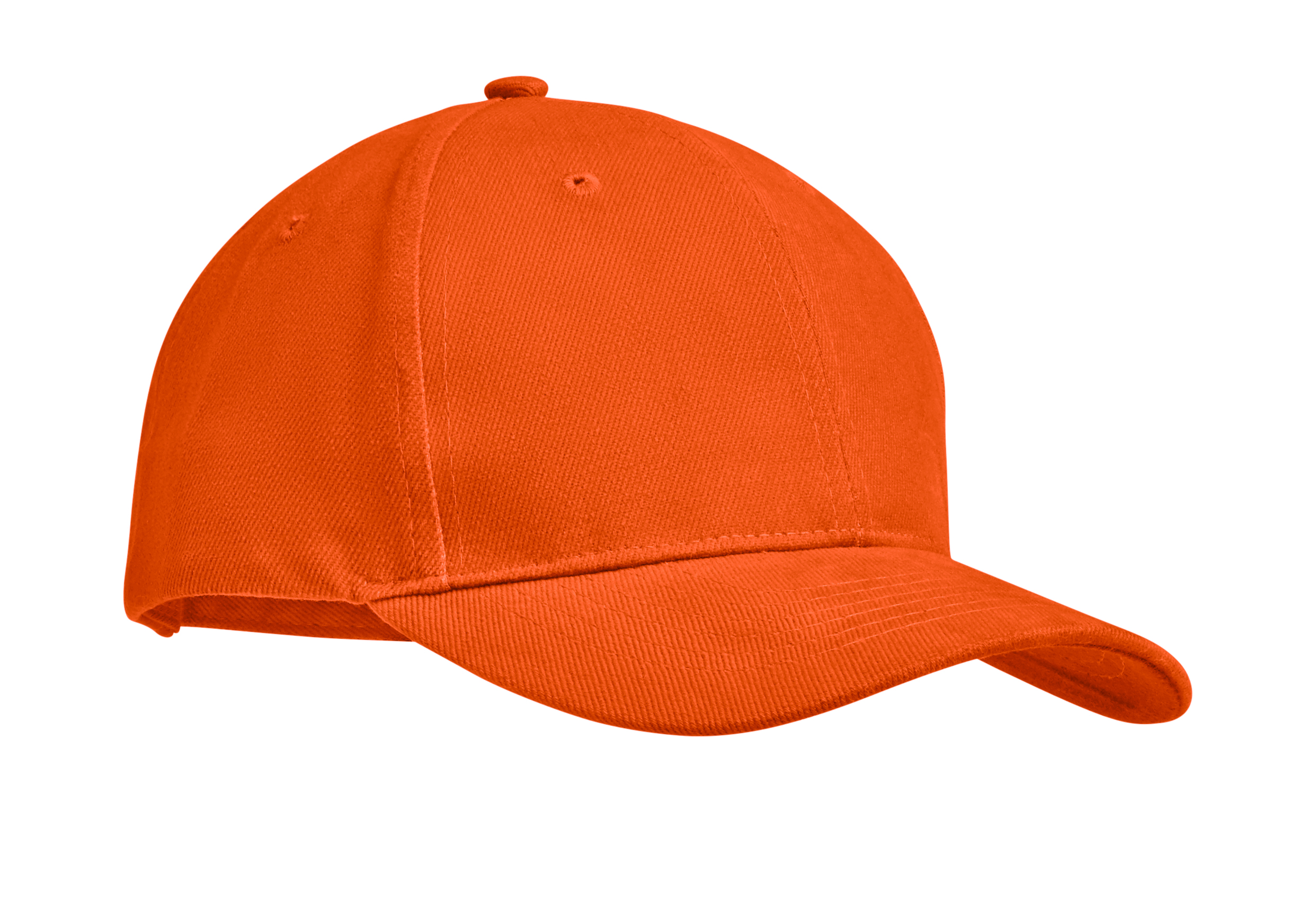 Baseballcap, Orange, Cap, Cotton, Casual wear
