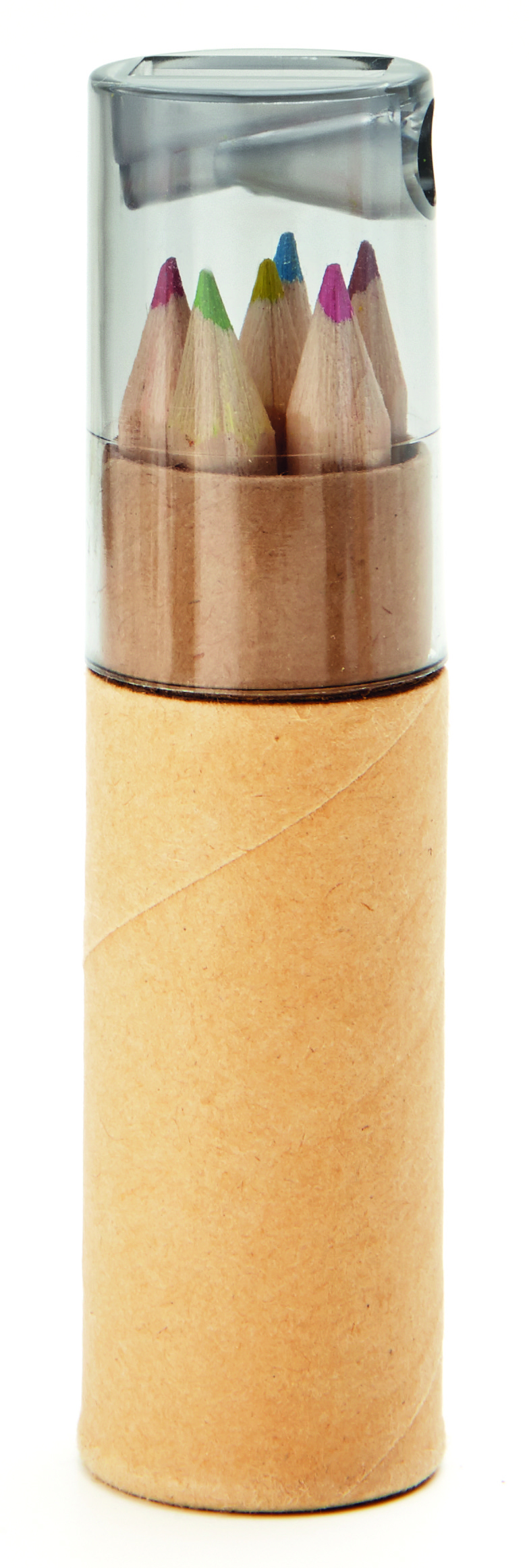 Bleistiftset, Holzstifte, Buntstifte, Verpackt, Kartonrolle
