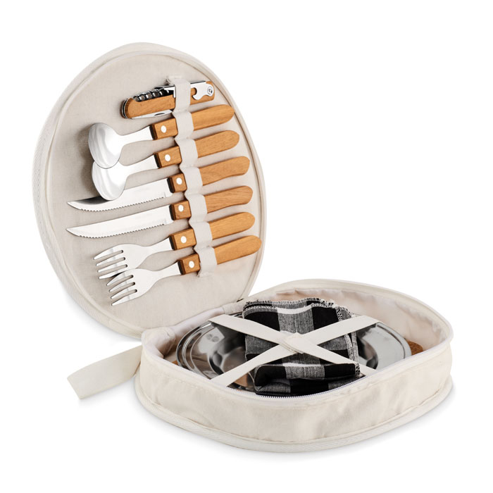 Camping, Küchenmesser Set, Messer Set, Holzgriff, Reiseetui