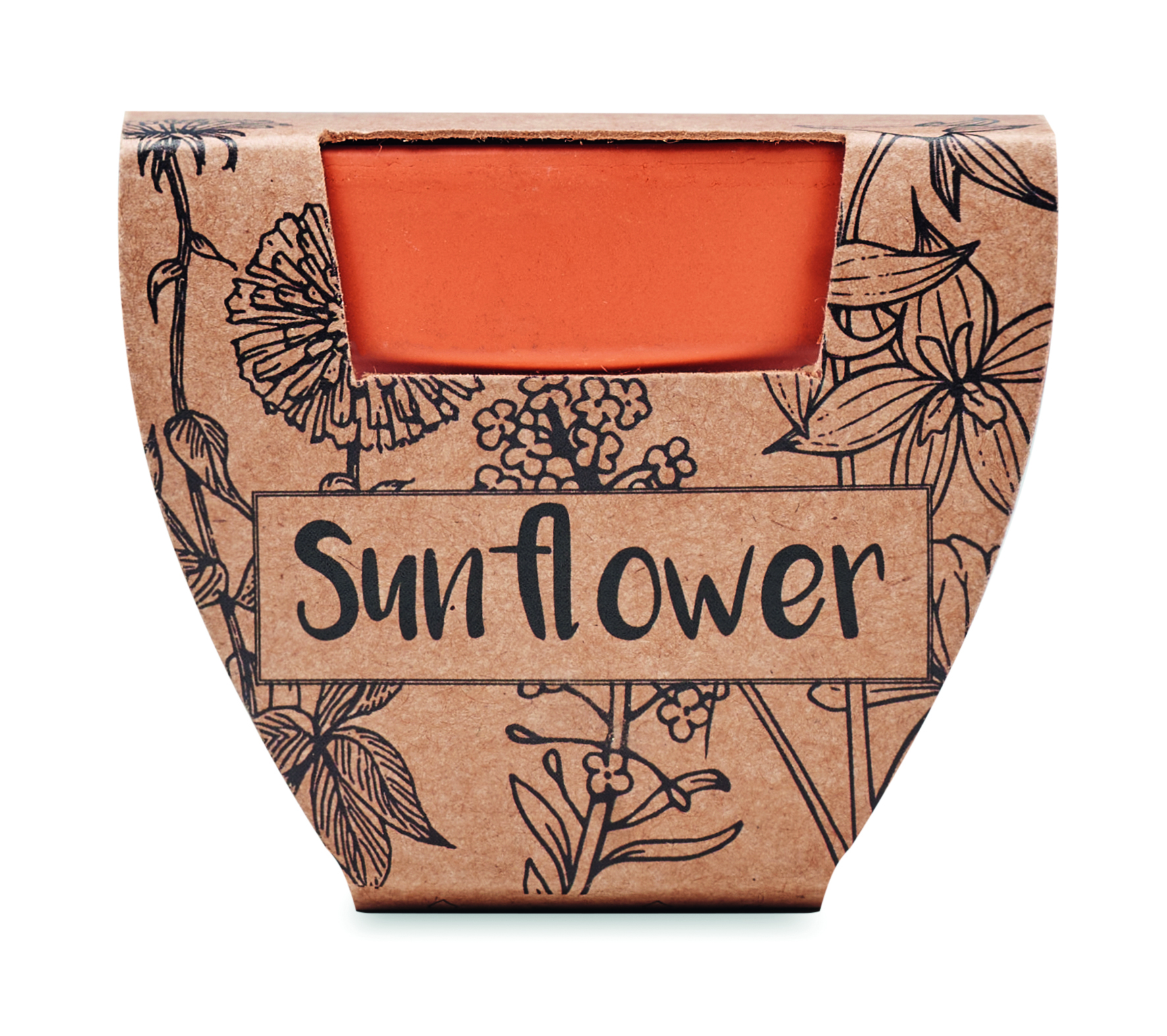Sonnenblume, Korbverpackung, Duftkerze?, Blumendesign, Kompaktbox