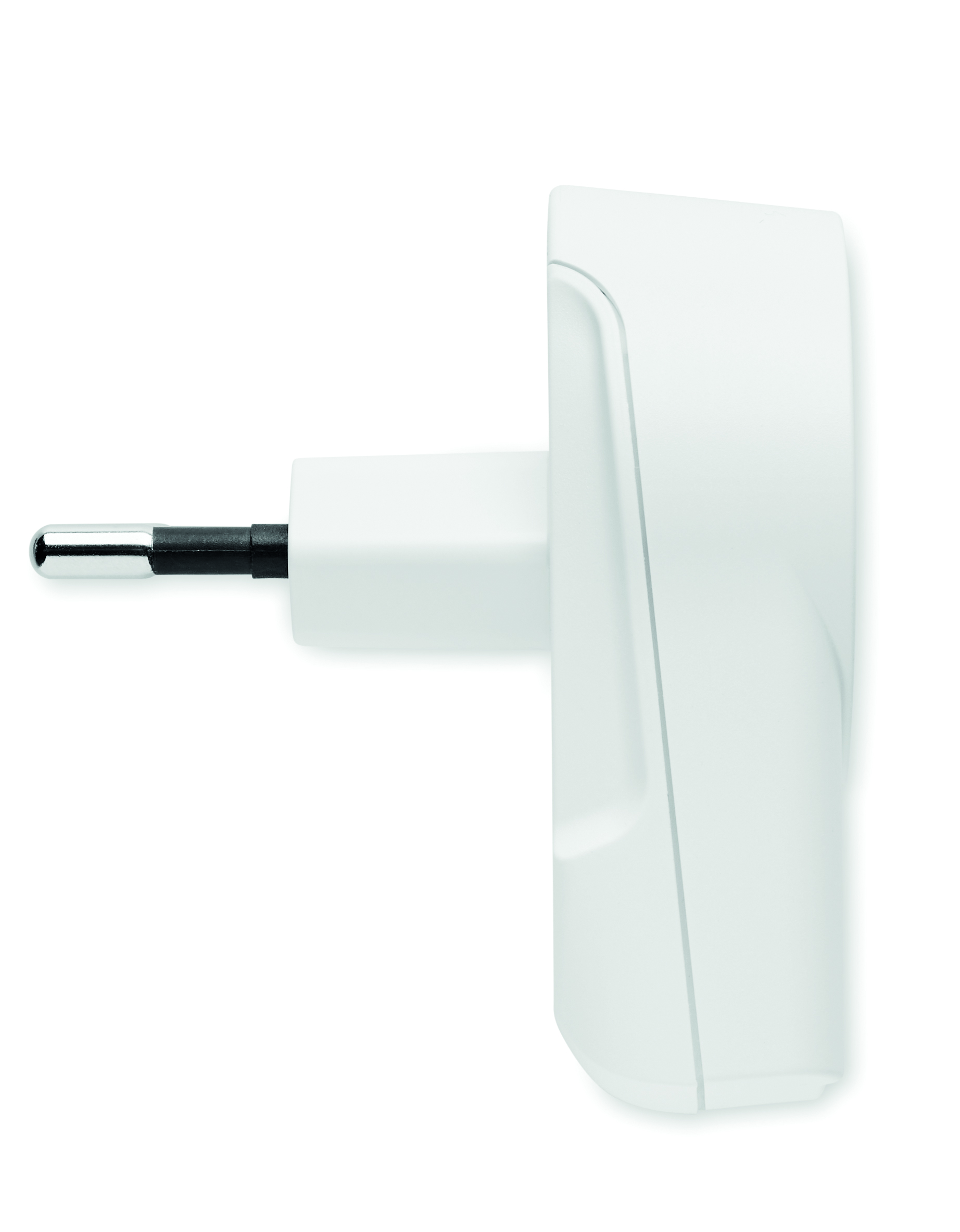 EU-Adapter, Netzadapter, Wandstecker, Weiße Kunststoff, Steckdosenadapter