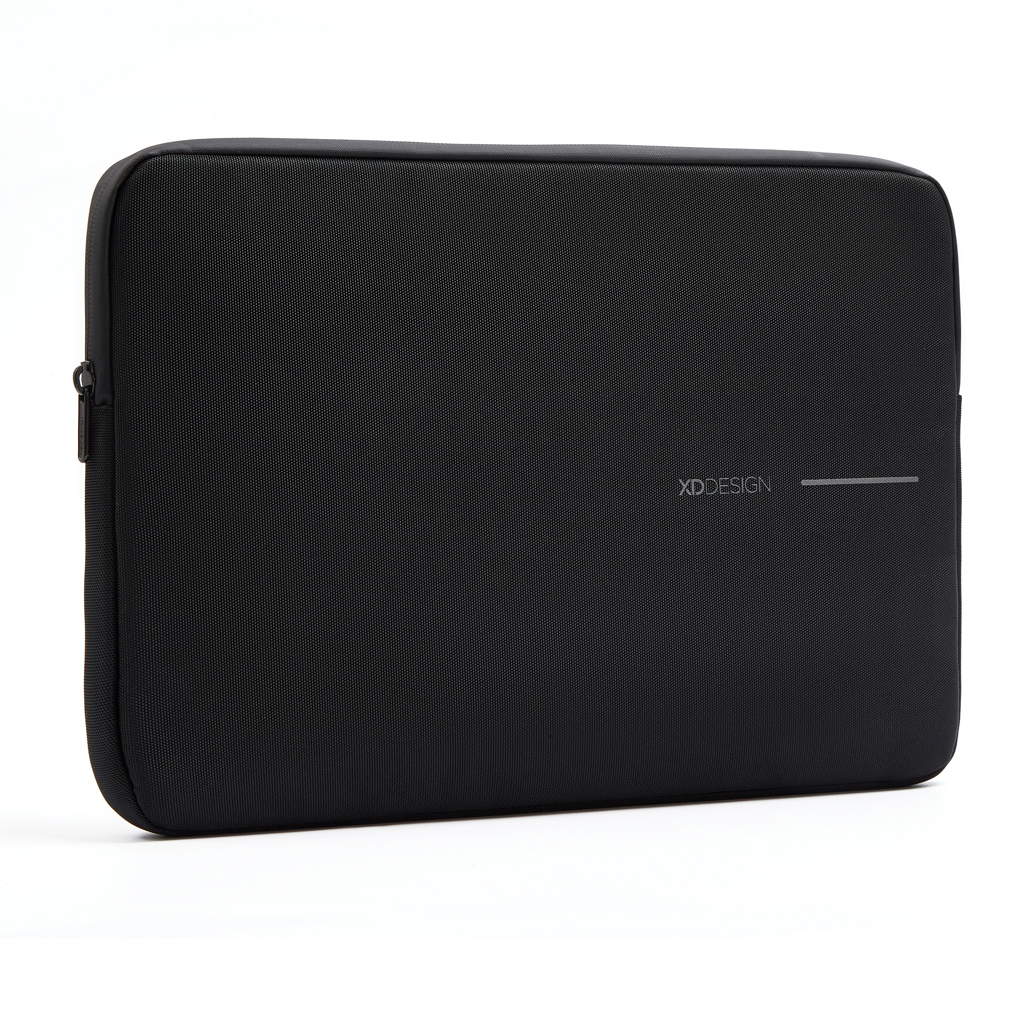 laptop sleeve, schwarz, Reißverschluss, Softshell, gepaddet