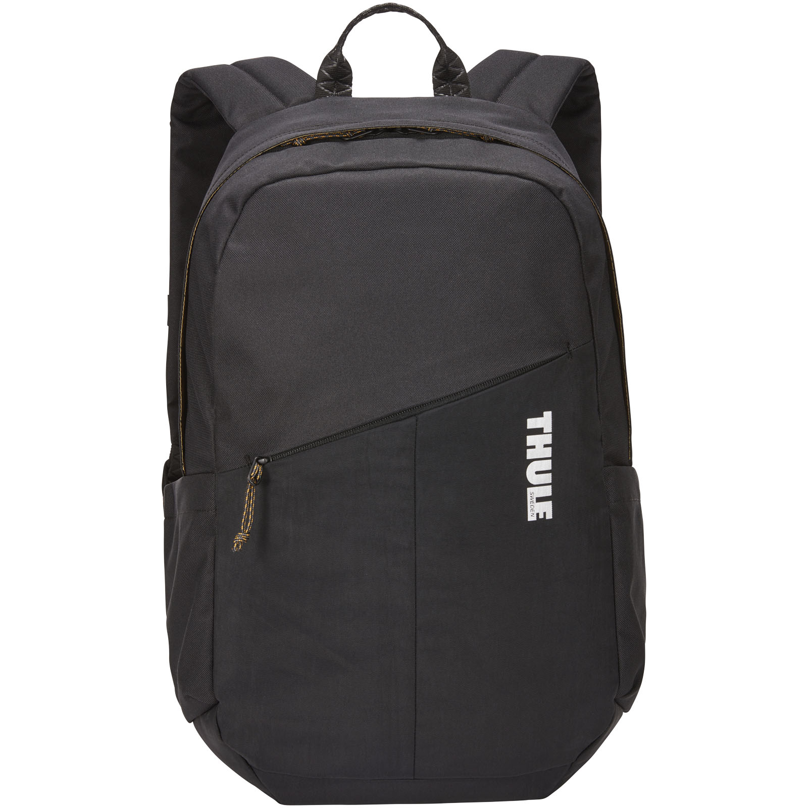 Rucksack, Backpack, Hauptfach, Vorne Tasche, Schwarz