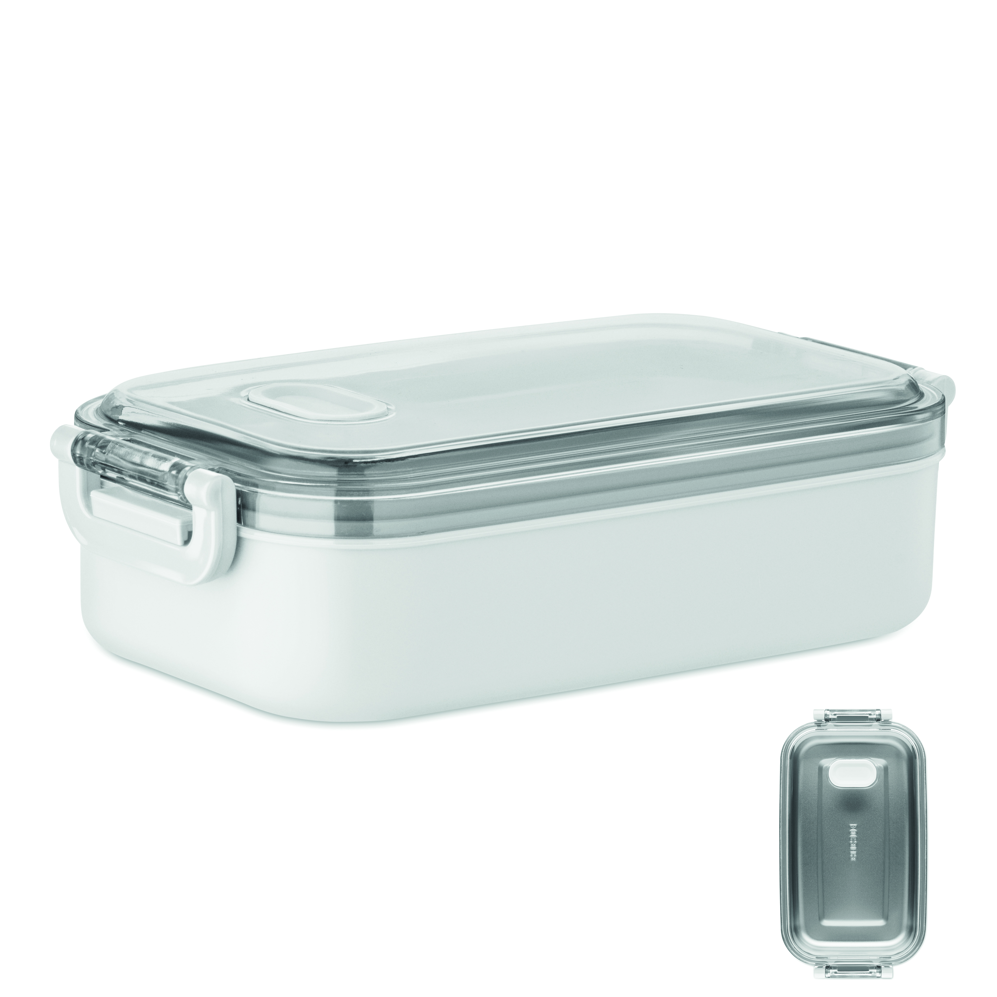 glass lid, plastic lunchbox, rechteckige behälter, sicherheitsverschluss, weiß, Lunchbox, Bento, Container, Clear lid, White