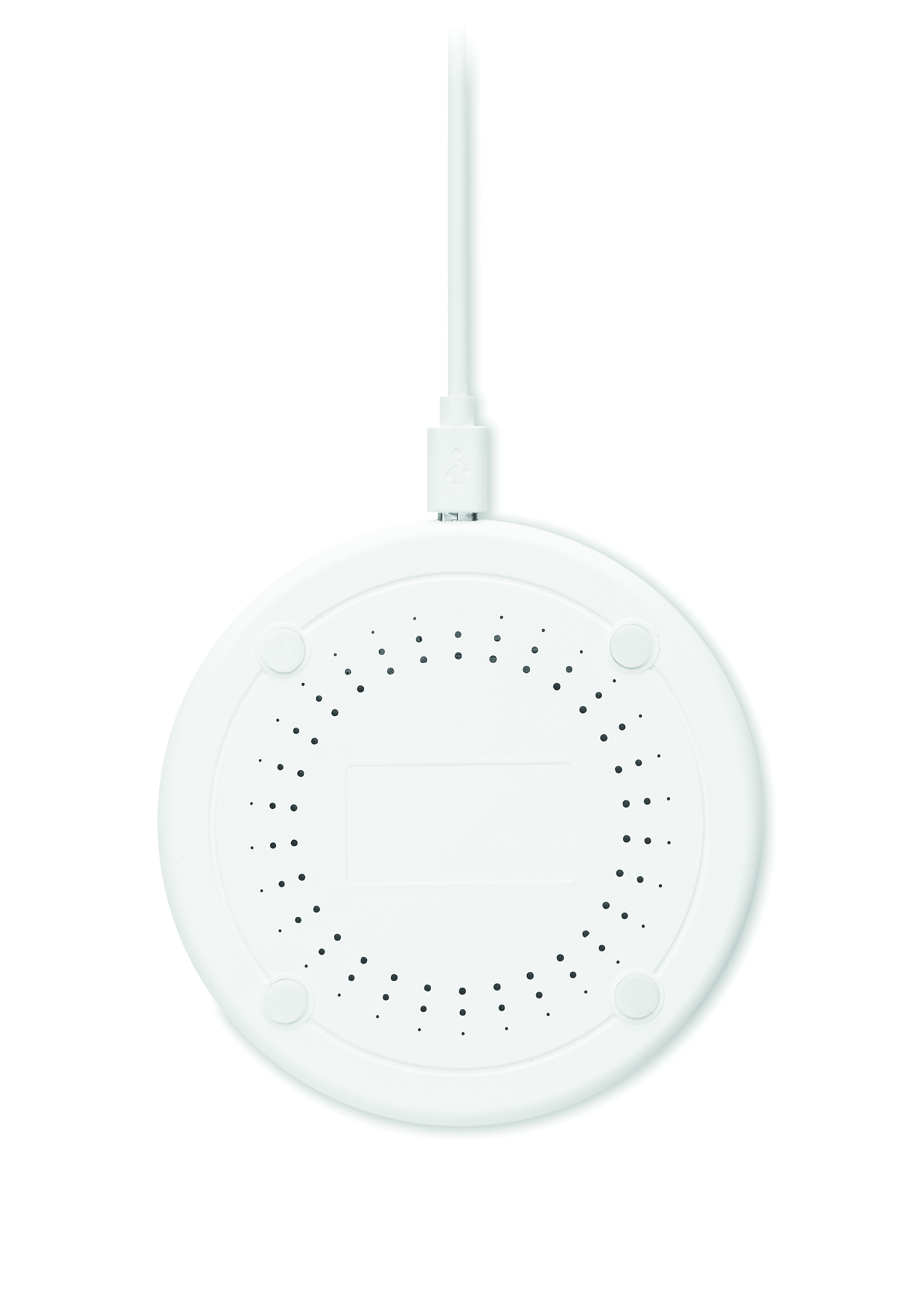 runder docking station, Ladegerät, kugelform, perforierte Basis, sonnendurchlässige basis