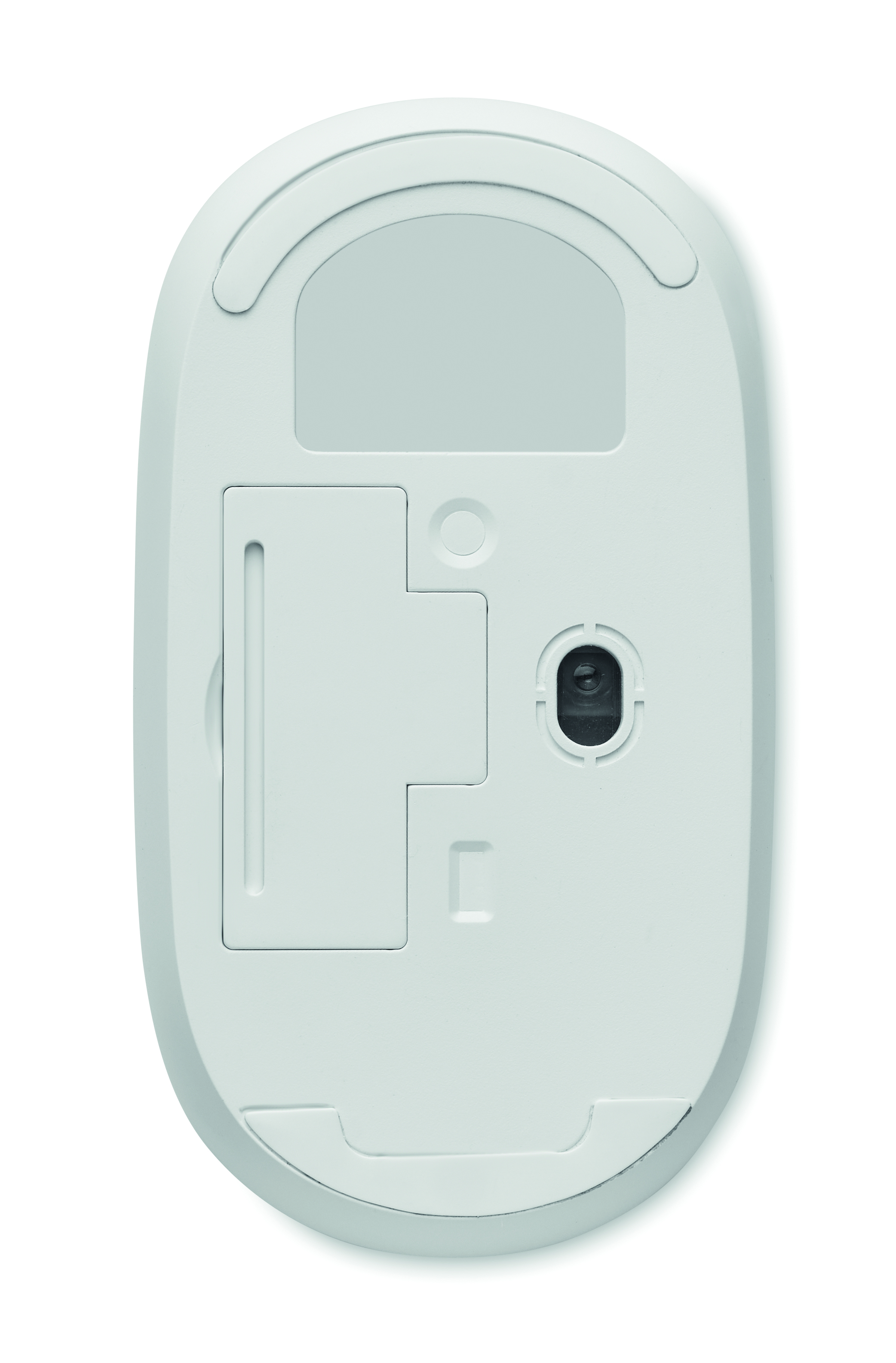 d-2, Knopf, Batterie, Gerät, Anschluss, Funkgerät, Fernbedienung, Akkufach, Kabelschacht, Gehäuse, Tastaturmaus-Adapter, Fernbedienung, USB-Empfänger, Kabelloser Empfänger, Bluetooth-Adapter, computer-mouse, drahtlos, usb-dongle, grau, unterseite