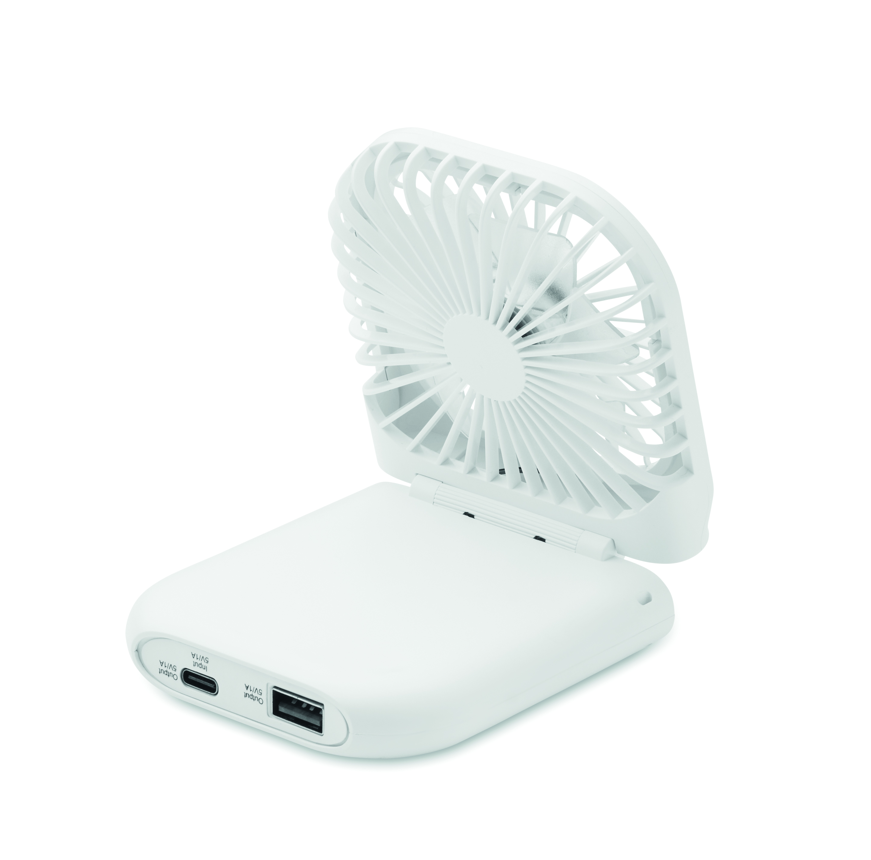 portabler Ventilator, Tragbarer Ventilator, Kompakt Ventilator, USB-C, Powerbank-Funktion, Tischventilator, Mini-Ventilator, USB-C, USB-A, tragbar,  tragbarer ventilator, usb ventilator, miniventilator, kühlung, klein