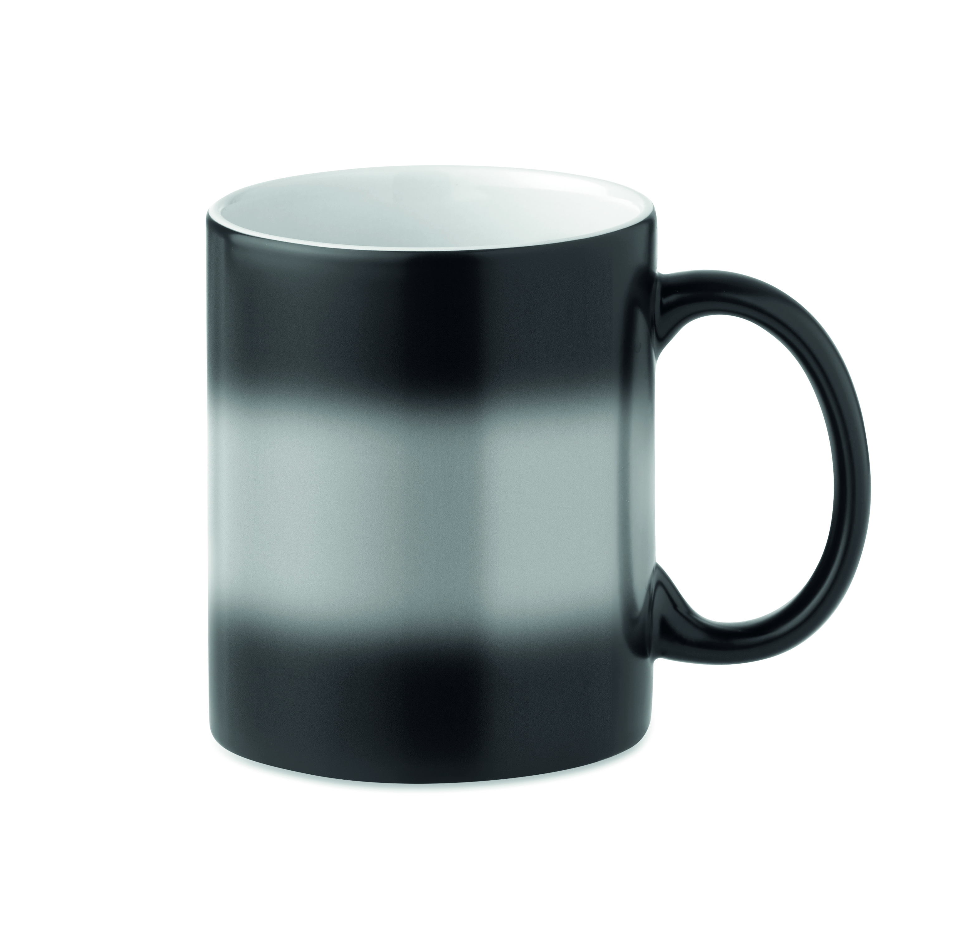 tasse, keramik, kaffeetasse, schwarz gradient, griff