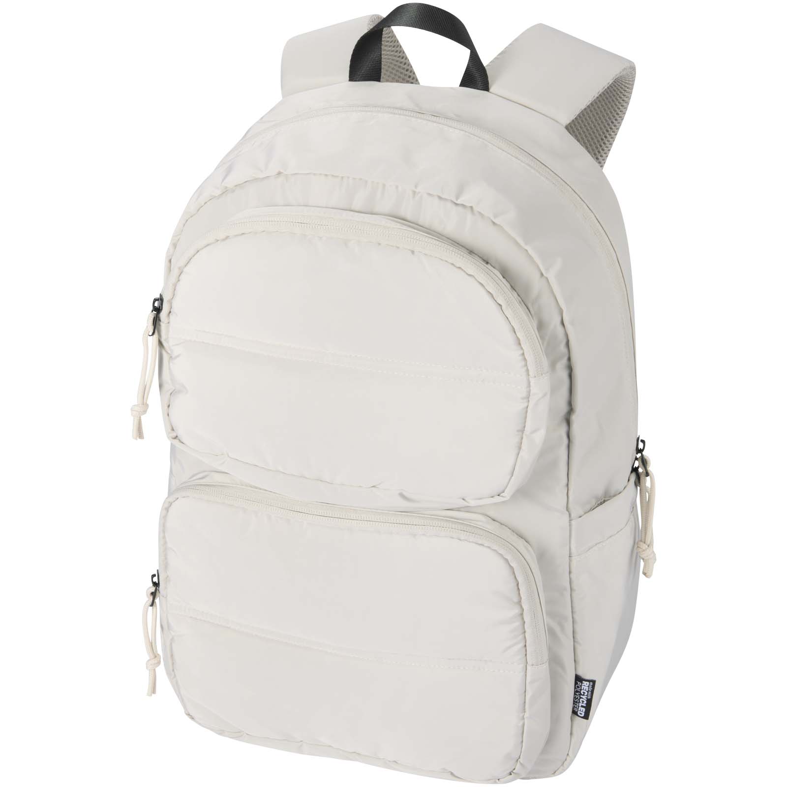 Rucksack, Campus-Tasche, leicht, Reißverschlussfächer, Zwei Reißverschlüsse, Rucksack, Backpack, Taschen, Nylon, Beige