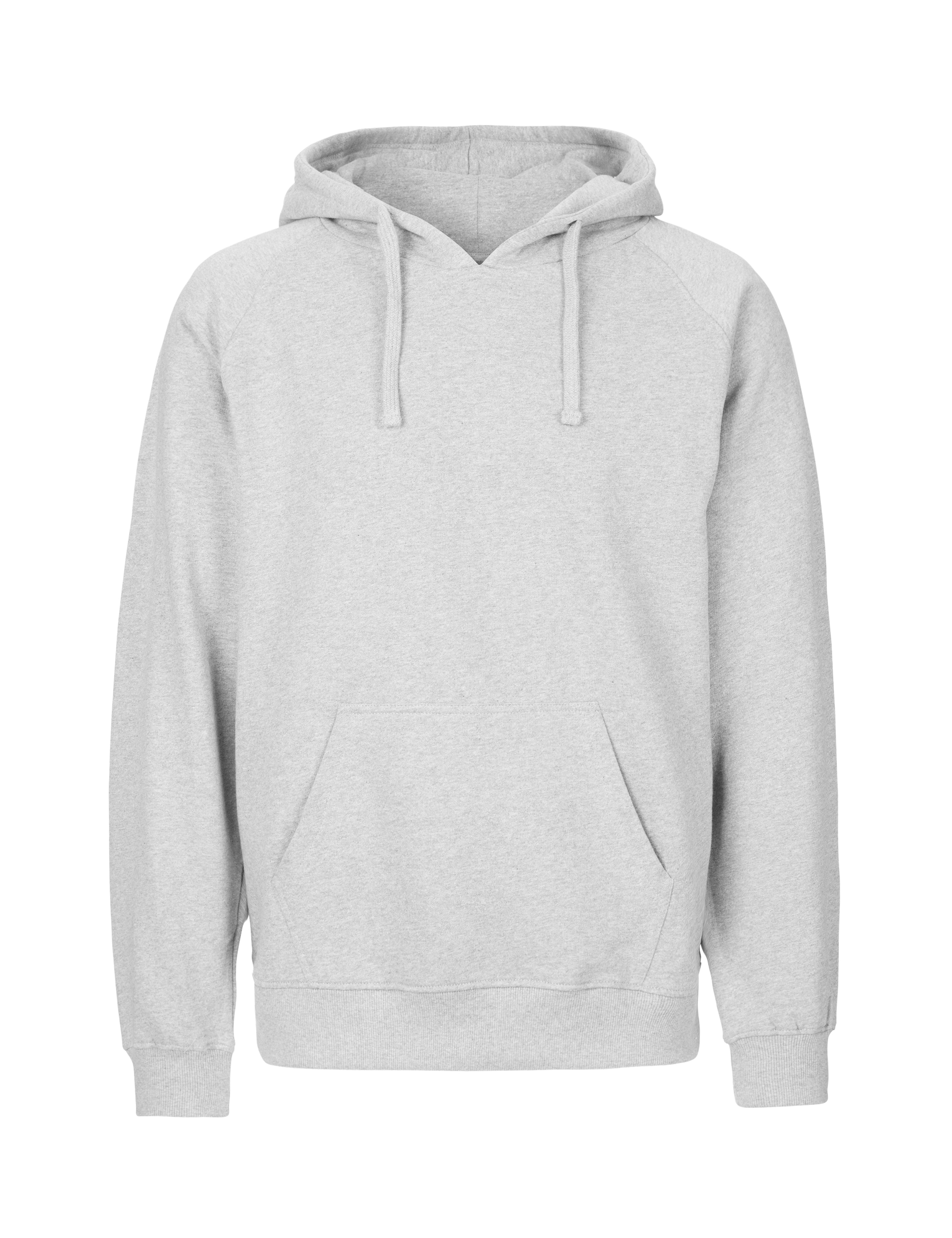 Hoodie, Pullover, Kapuze, Kängurutasche, uni grau
