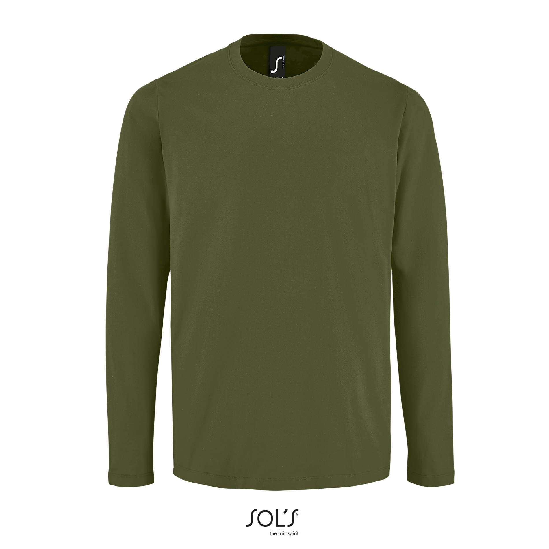 langarmshirt, olivgrün, unifarben, longsleeve, tmavehä, langarm, Olive, T-Shirt, Baumwolle, unifarben, Langarmshirt, Uni Olive, Baumwollshirt, Olivgrün, Kragenloser Stil, Tee, Long-sleeve, Olive, Solid color, Crew neck