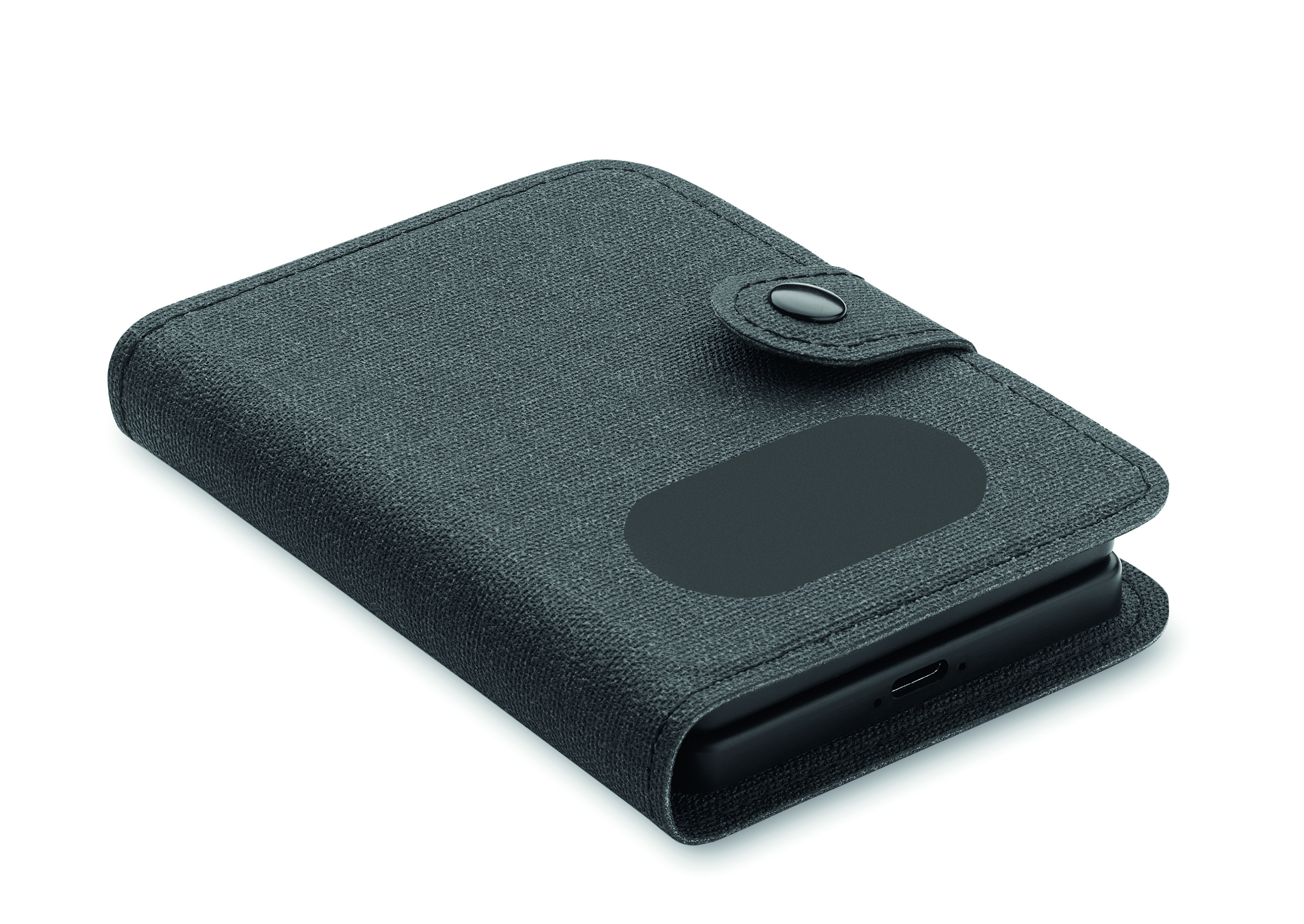 Portemonnaie, Kartenetui, Stoff, Schwarz, Magnetische Fläche, wallet, Kartenetui, Stoff, Schwarz, Druckknopf, Hülle, Wallet, Kartenetui, Schwarz, Kontaktloser Ladesensor