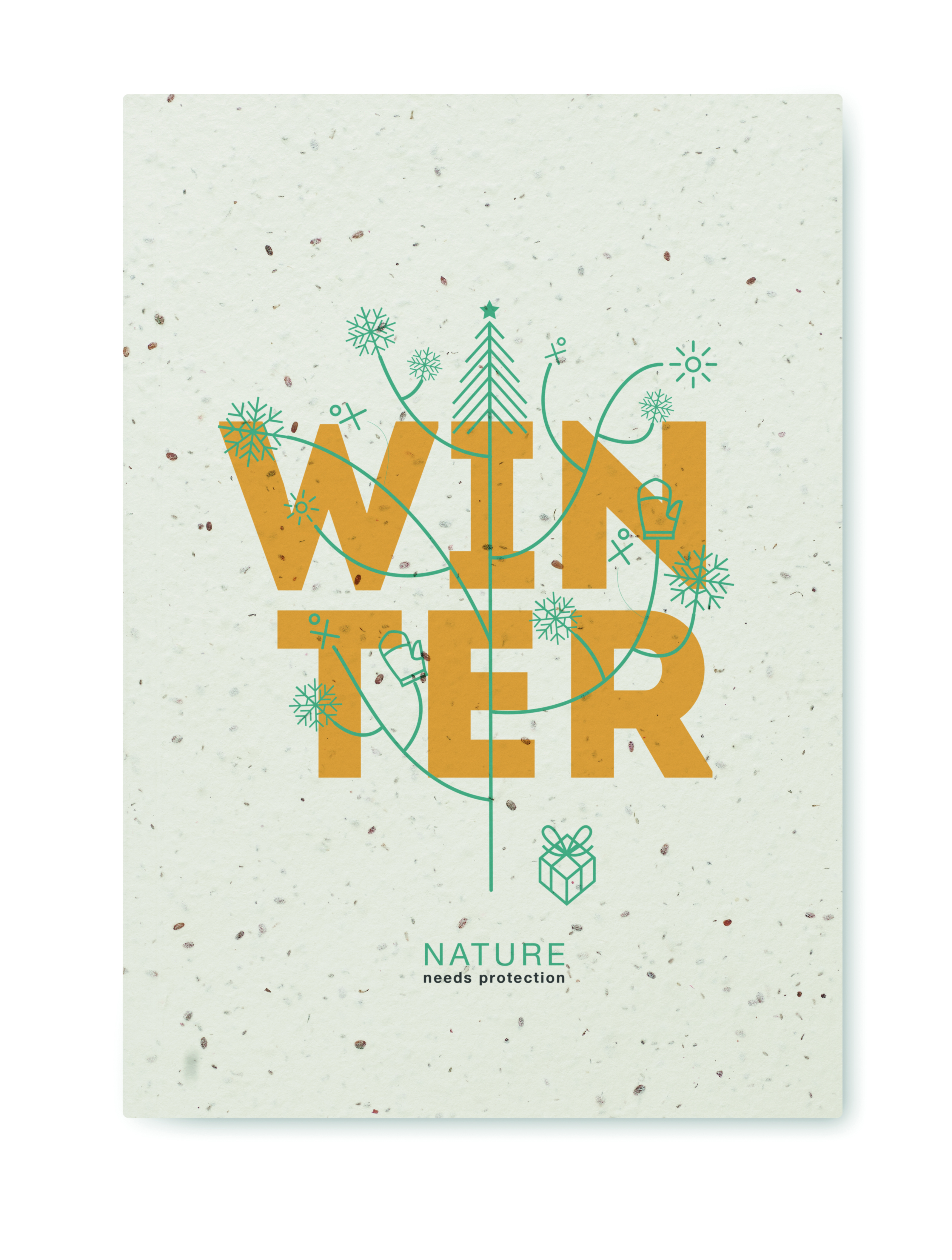 postcard, winter, green graphics, nature, gift, weihnachtskarte, naturpapier, koloriertes design, wiesen nature, gestaltet nature, poster, design, nature, grün, geschenk, weihnachtskarte, natur, geschenk, druck, weil