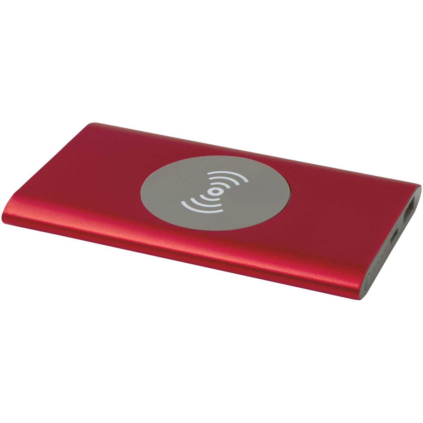 Powerbank, kabelloses Laden, rot, USB-C, dünn, Powerbank, Wireless charging, Red, Slim, USB-C