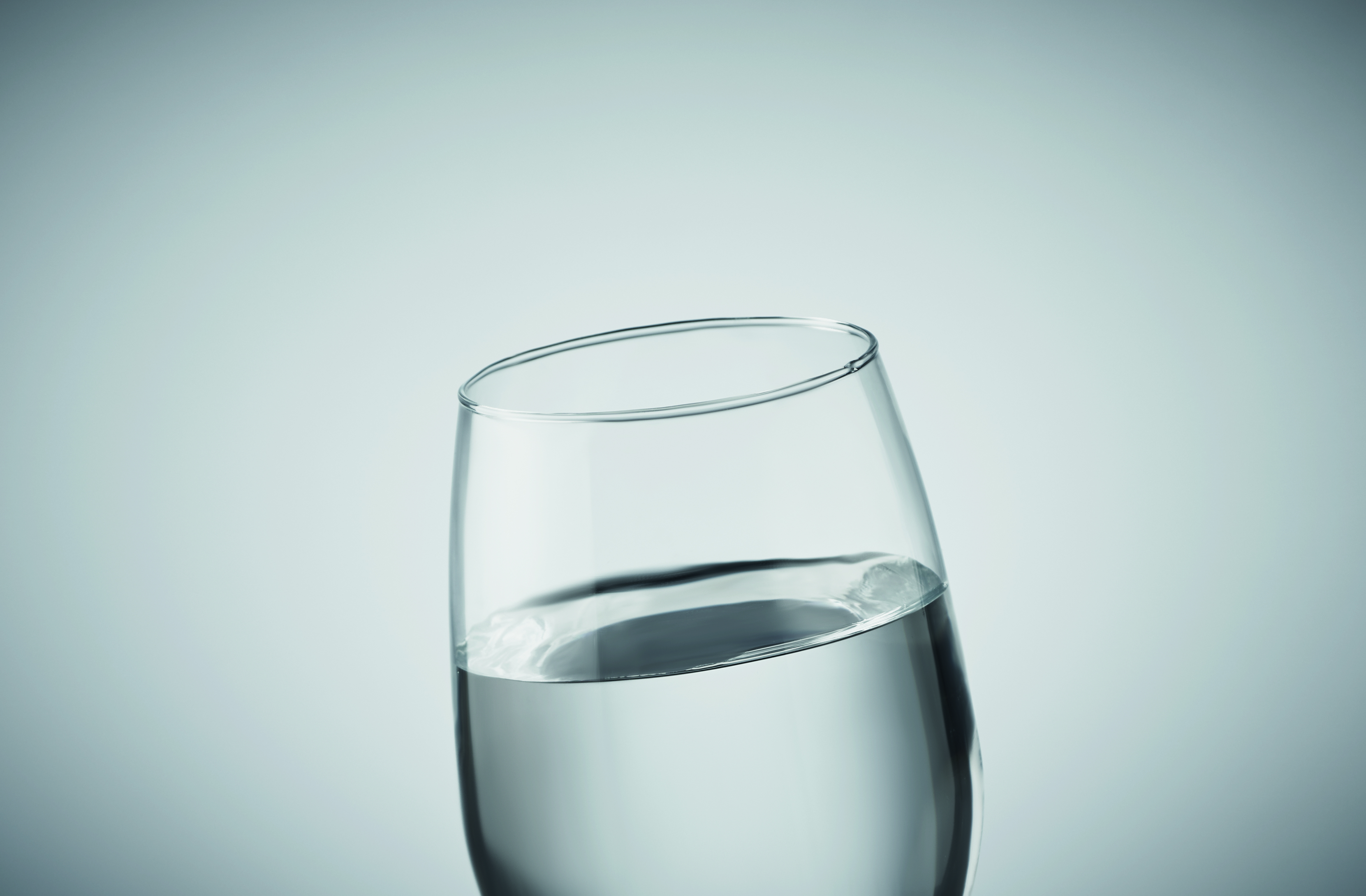 glas, trinkglas, transparent, wasser, stiellos
