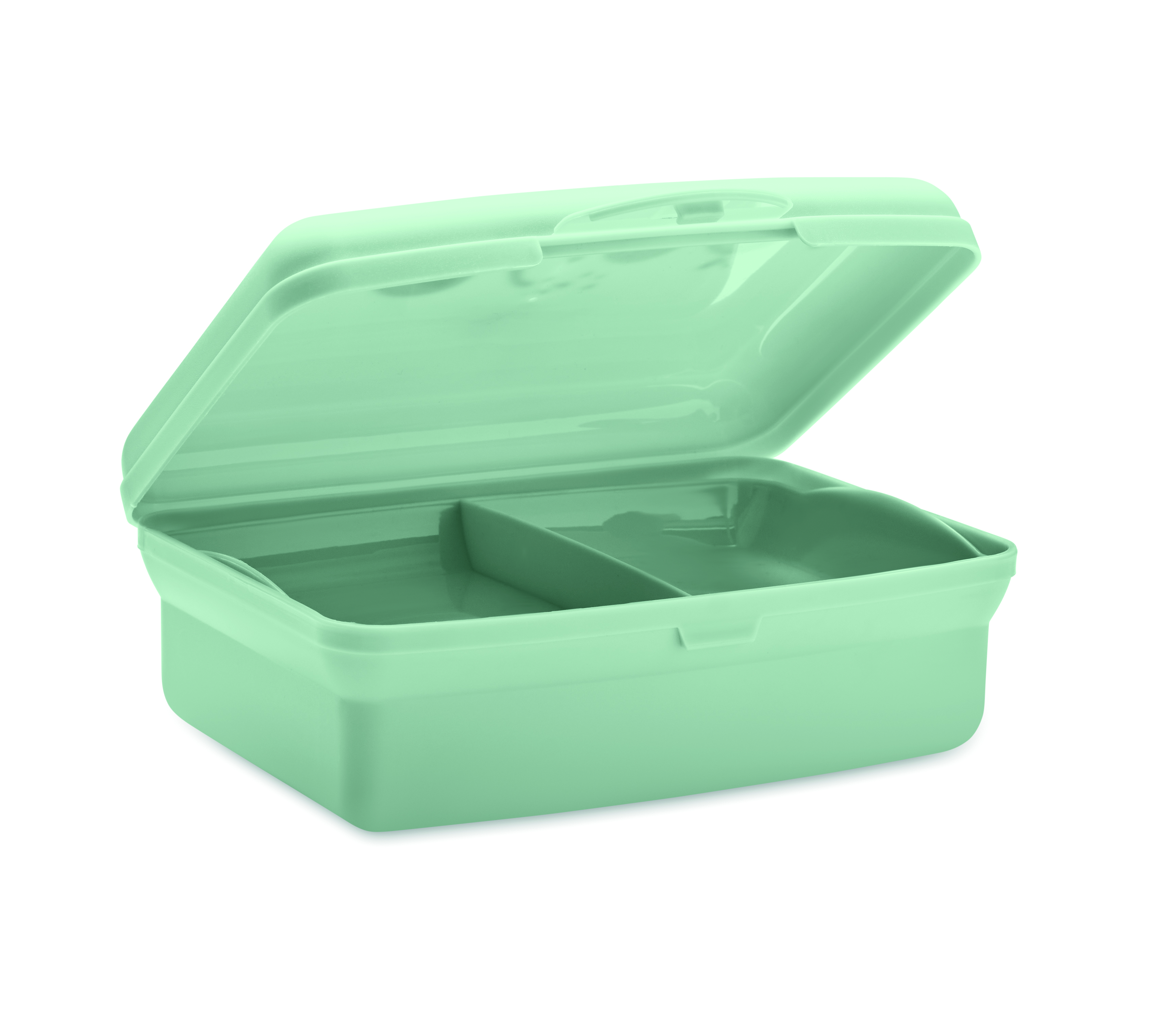 brotdose, lunchbox, material Kunststoff, grün, kein deckel?