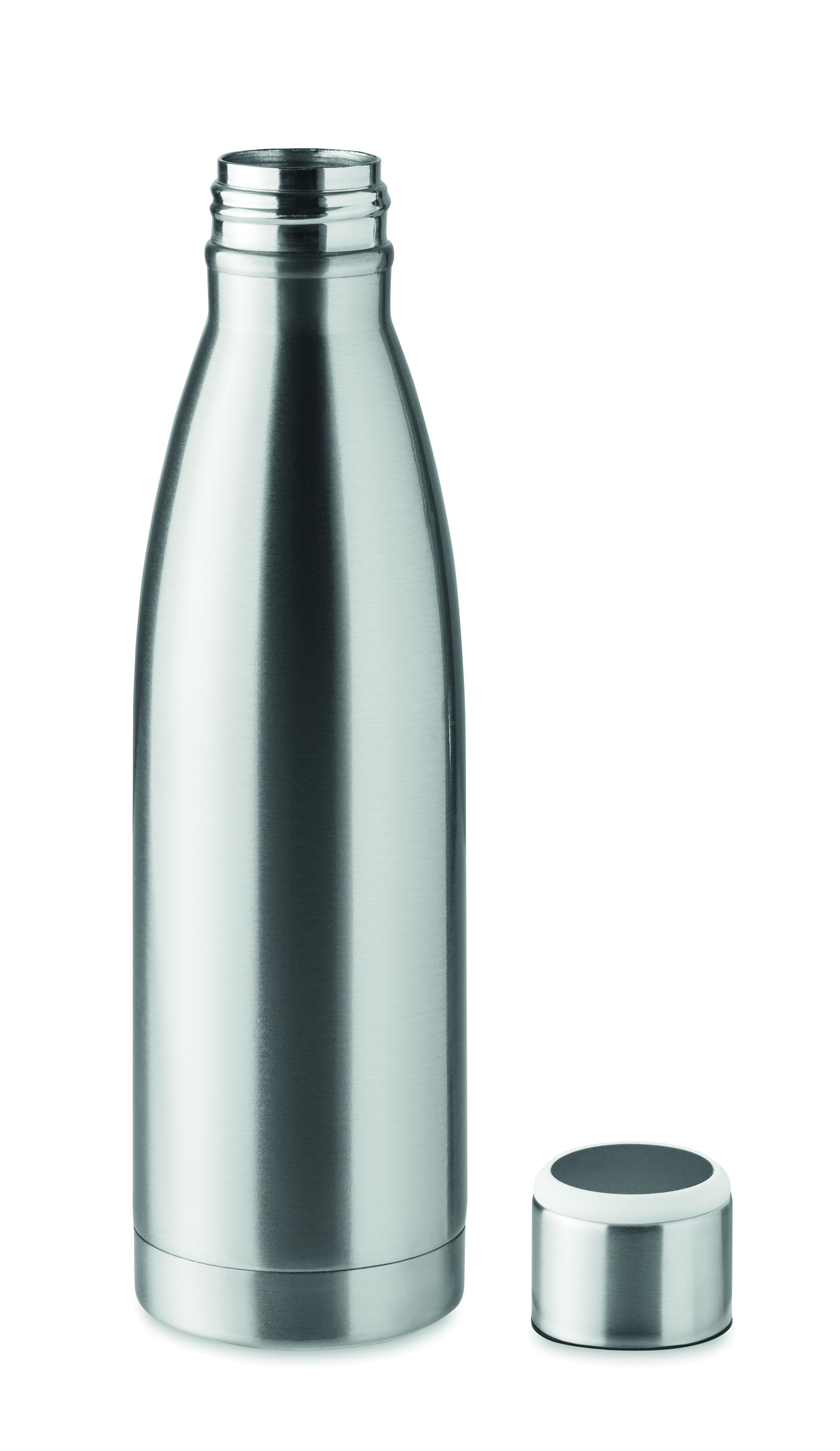 Flasche, Stählerne Flasche, Metallflasche, Trinkflasche, Schraubverschluss