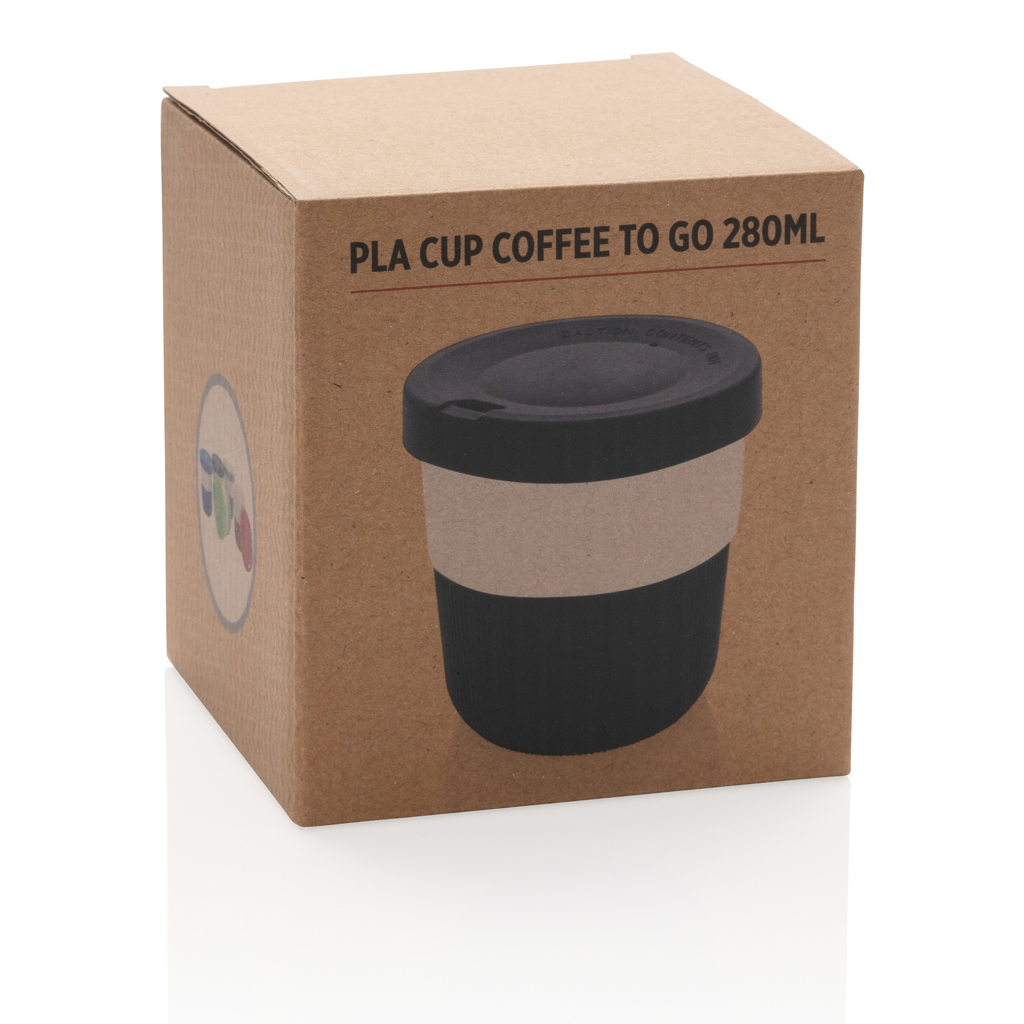 Becher, To-Go-Becher, Kaffeebecher, Papierbox, PLA-Becher
