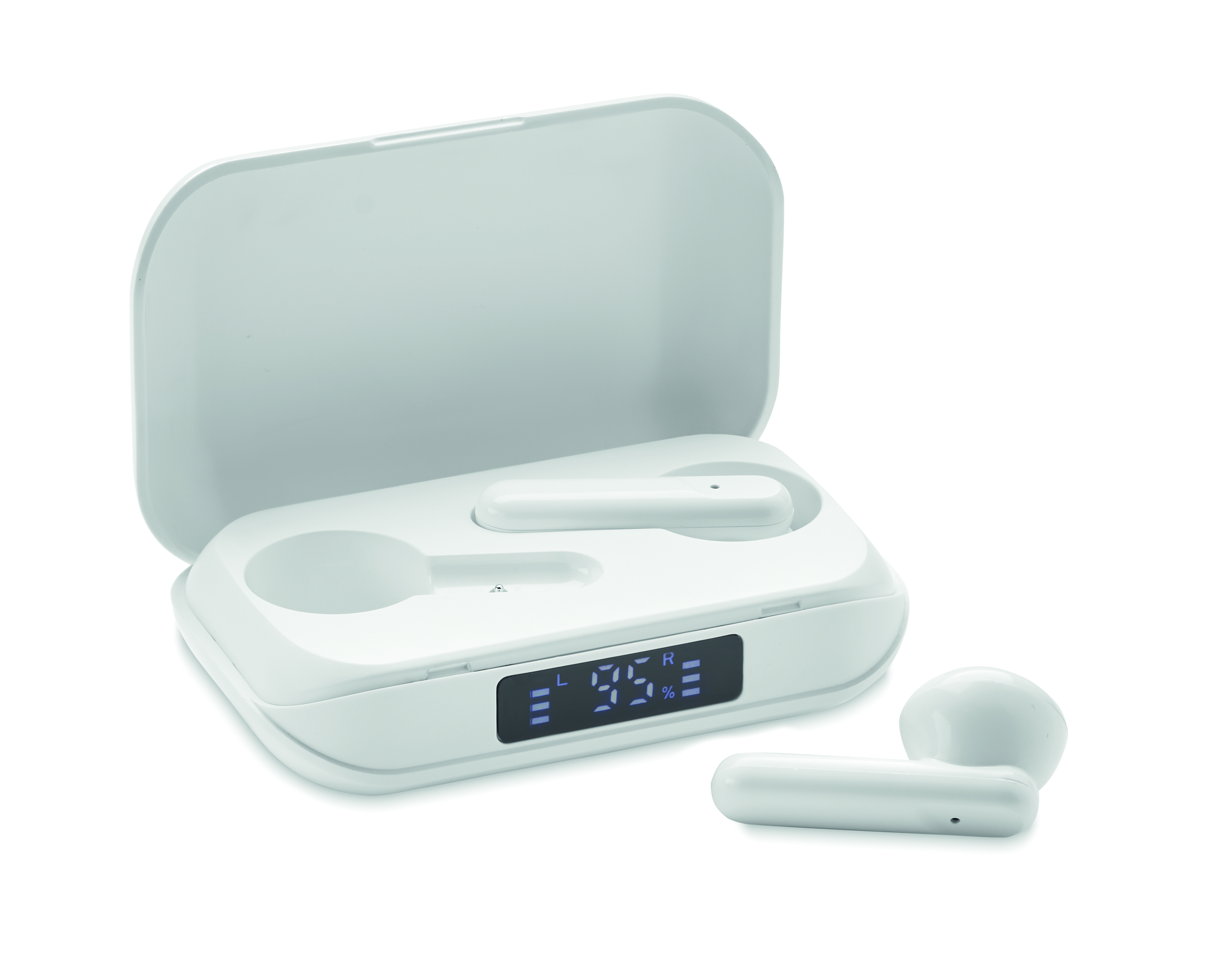 Kopfhörer, Bluetooth, In-Ear, Ladetasche, Display