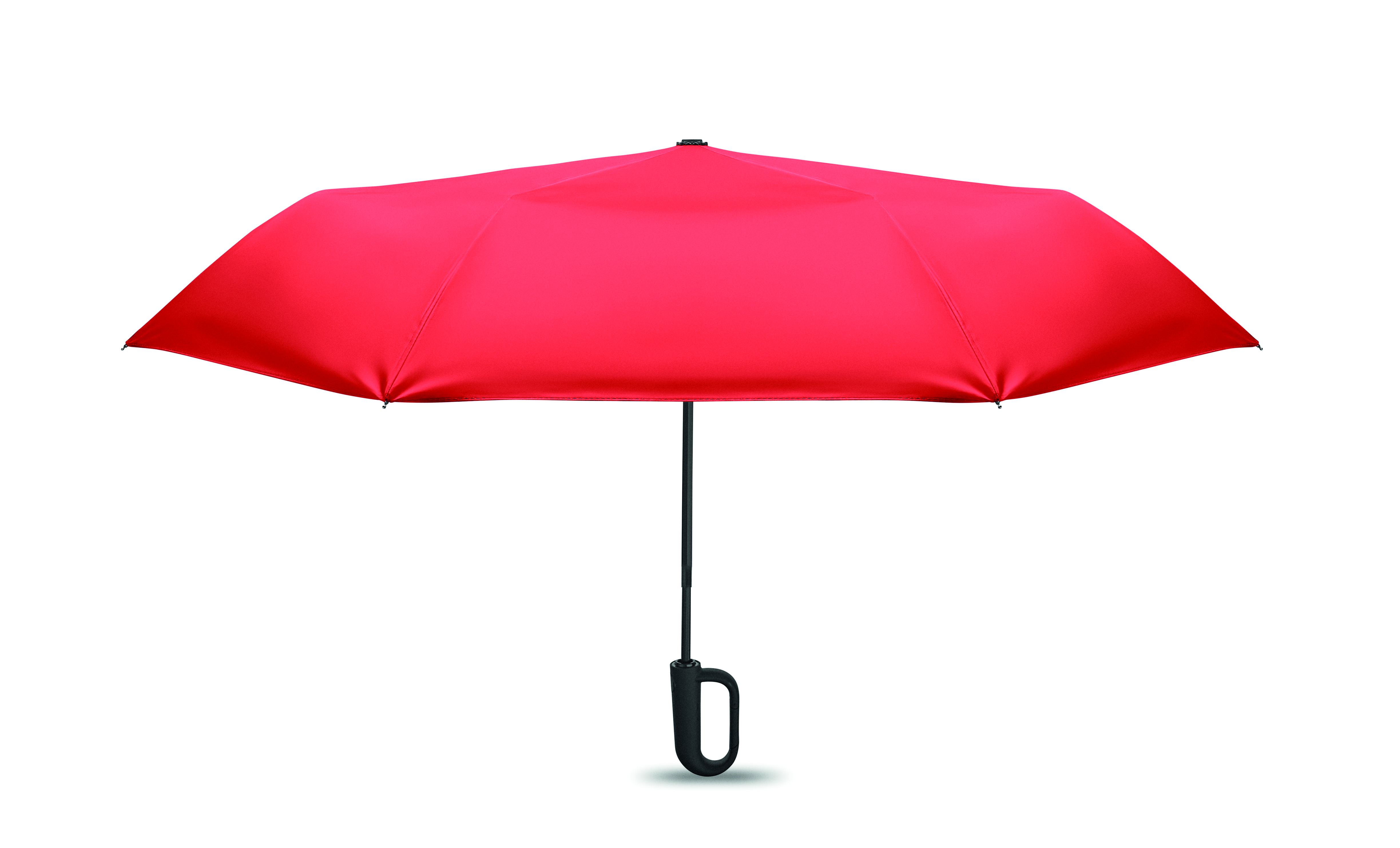 Regenschirm, Schirm, rot, Faltbarer Schirm, Gehäusegriff, Regenschirm, Schirm, Roter Schirm, Glatter Griff, Knickschutz?, Regenschirm, Pongee, Farbton, Kompakt, Stoffschirm