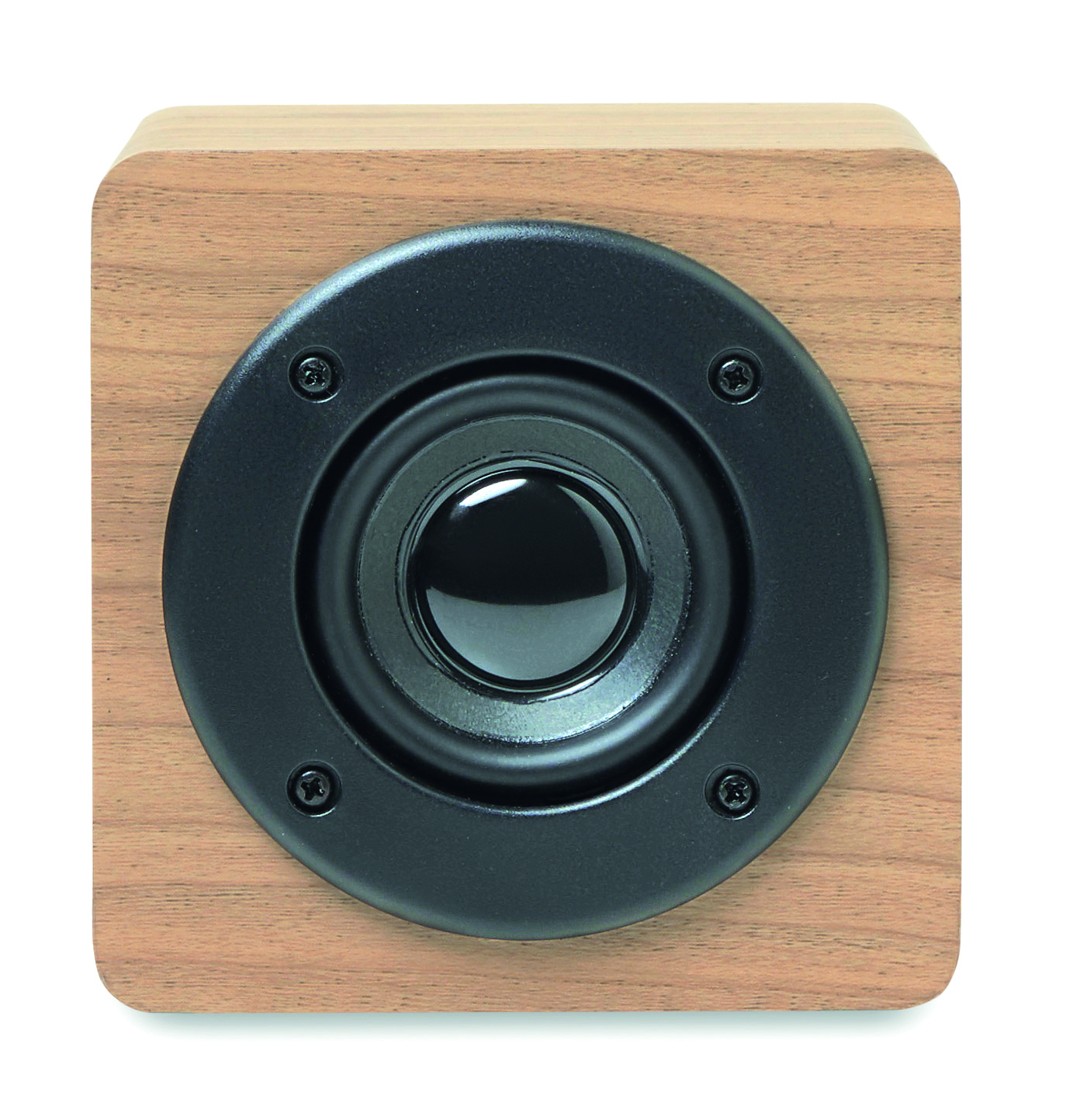 Lautsprecher, Holzgehäuse, Kompaktlautsprecher, Rundtreffer, Schwarz