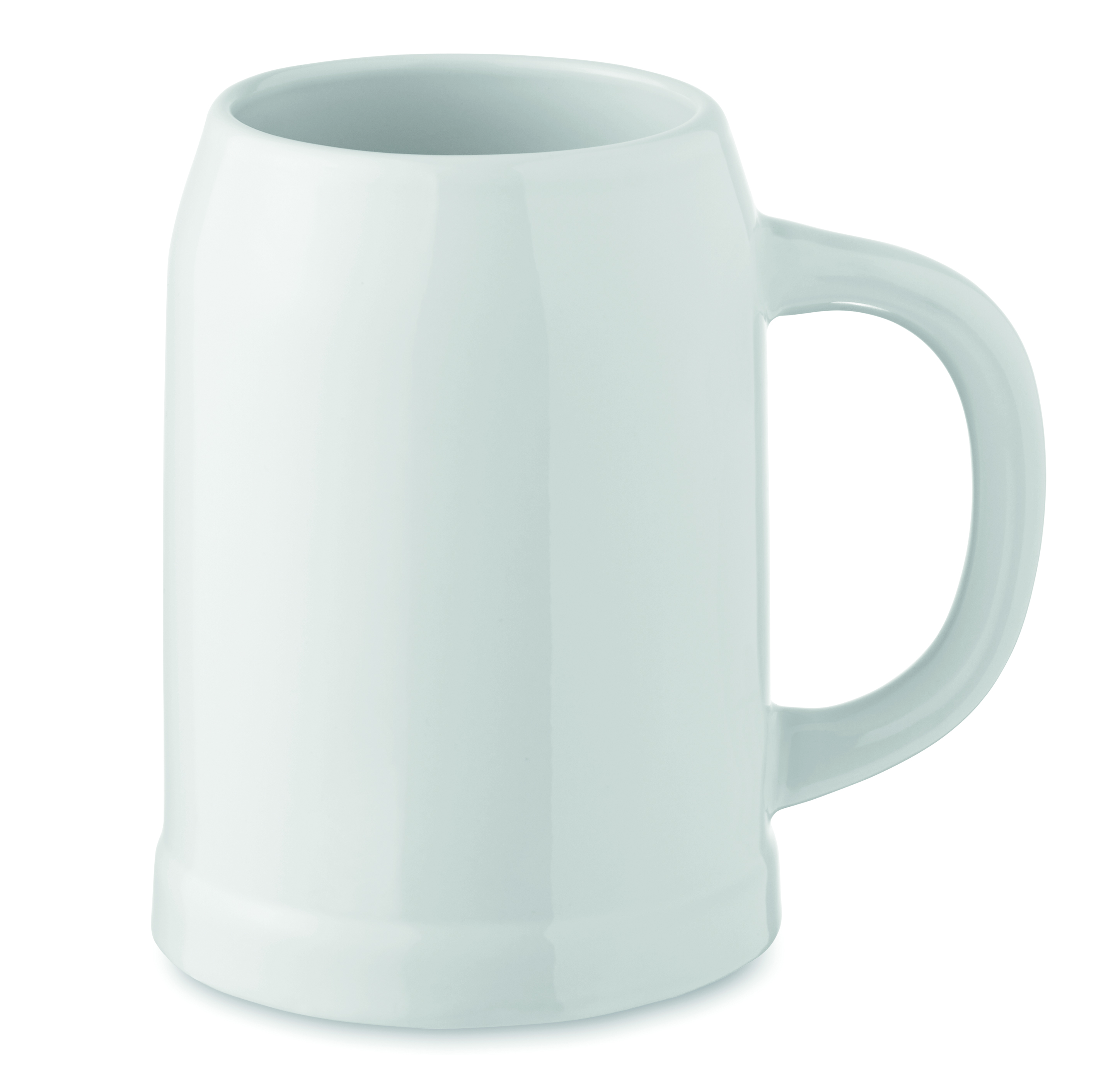 Kaffeebecher, Becher, Keramik, weiße Tasse, großesVolumen, Tasse, Porzellan, Einfarbig, Größerer Henkel, Becher, Kaffeebecher, Mug, Keramik, Handle, weiß