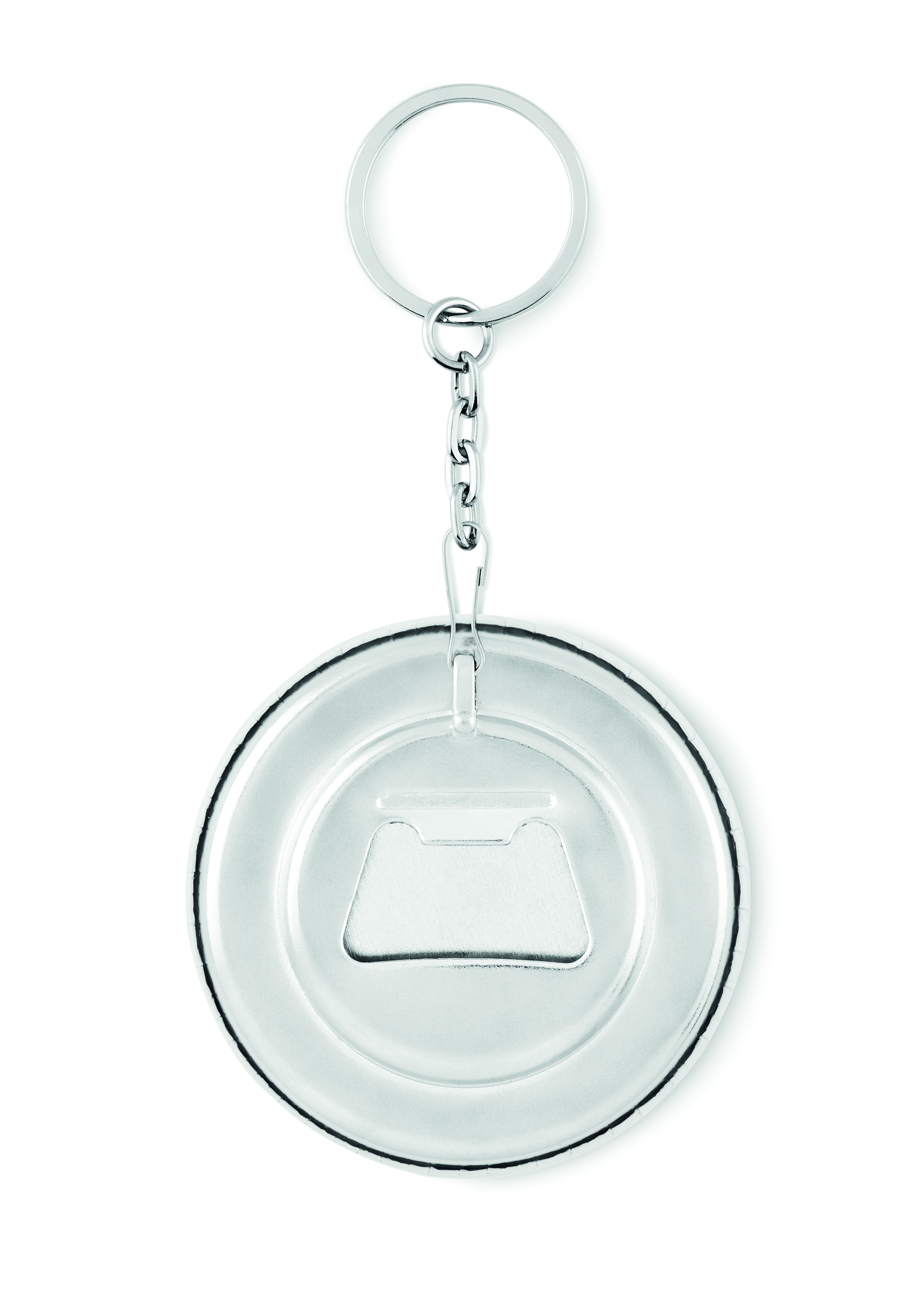 Schlüsselanhänger, Metall, Rund, Kette, Laptoptasche?