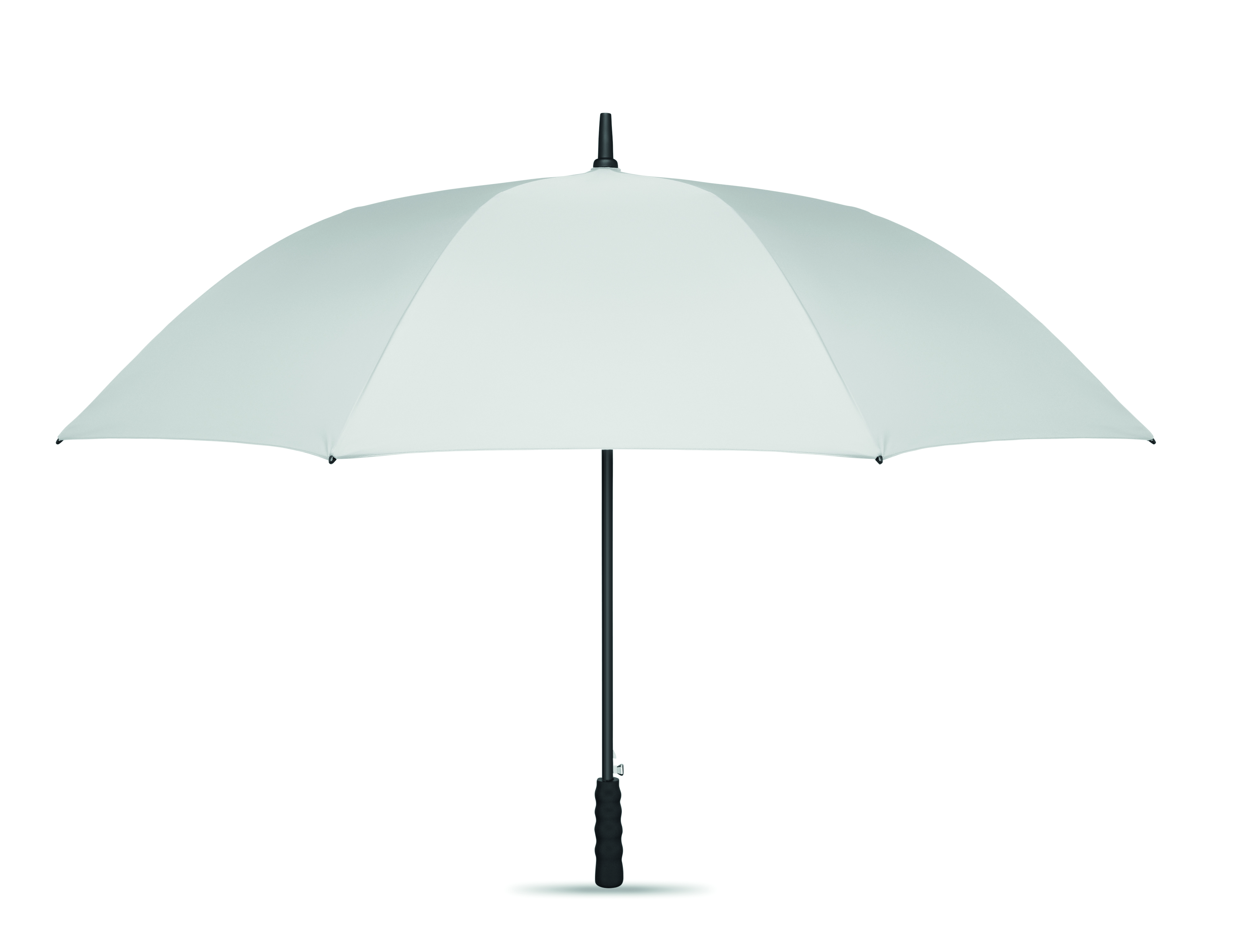 Regenschirm, Schirm, Schirm mit Faltstock, Grau, Lichtes Muster, Regenschirm, Schirm, Schirm mit Griff, Gepolsterter Griff, Pavillon-Design, Schirm, Regenschirm, Garten, Dachschirm, Stoffschirm