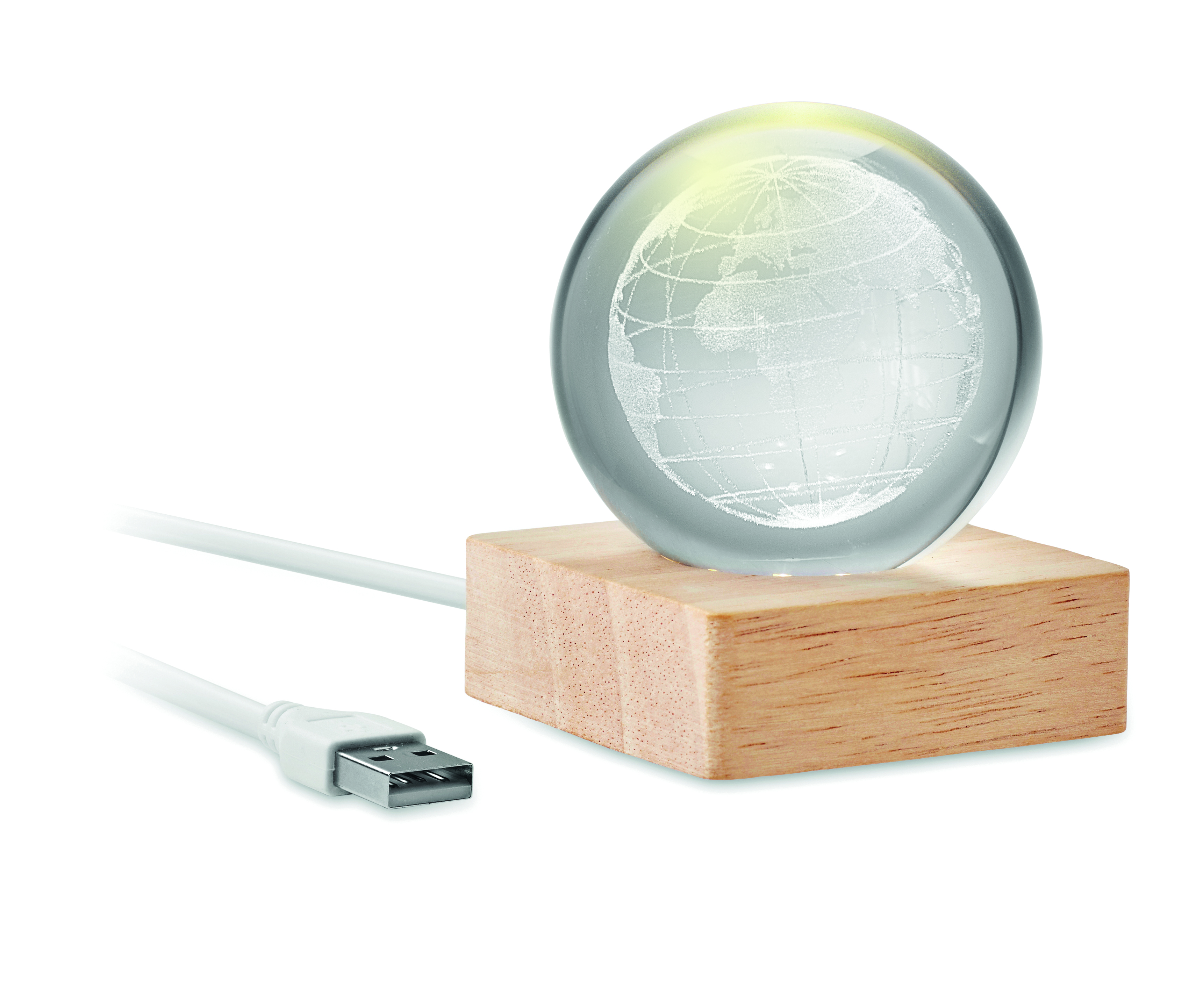 Globus, Holzsockel, USB betrieben, Globus mit Weltkarte, Weltkarte, Globe, Weltkugel, Erdkugel, USB-Ladegerät, Holz Sockel, globe, weltkugel, glas, lampe, usb