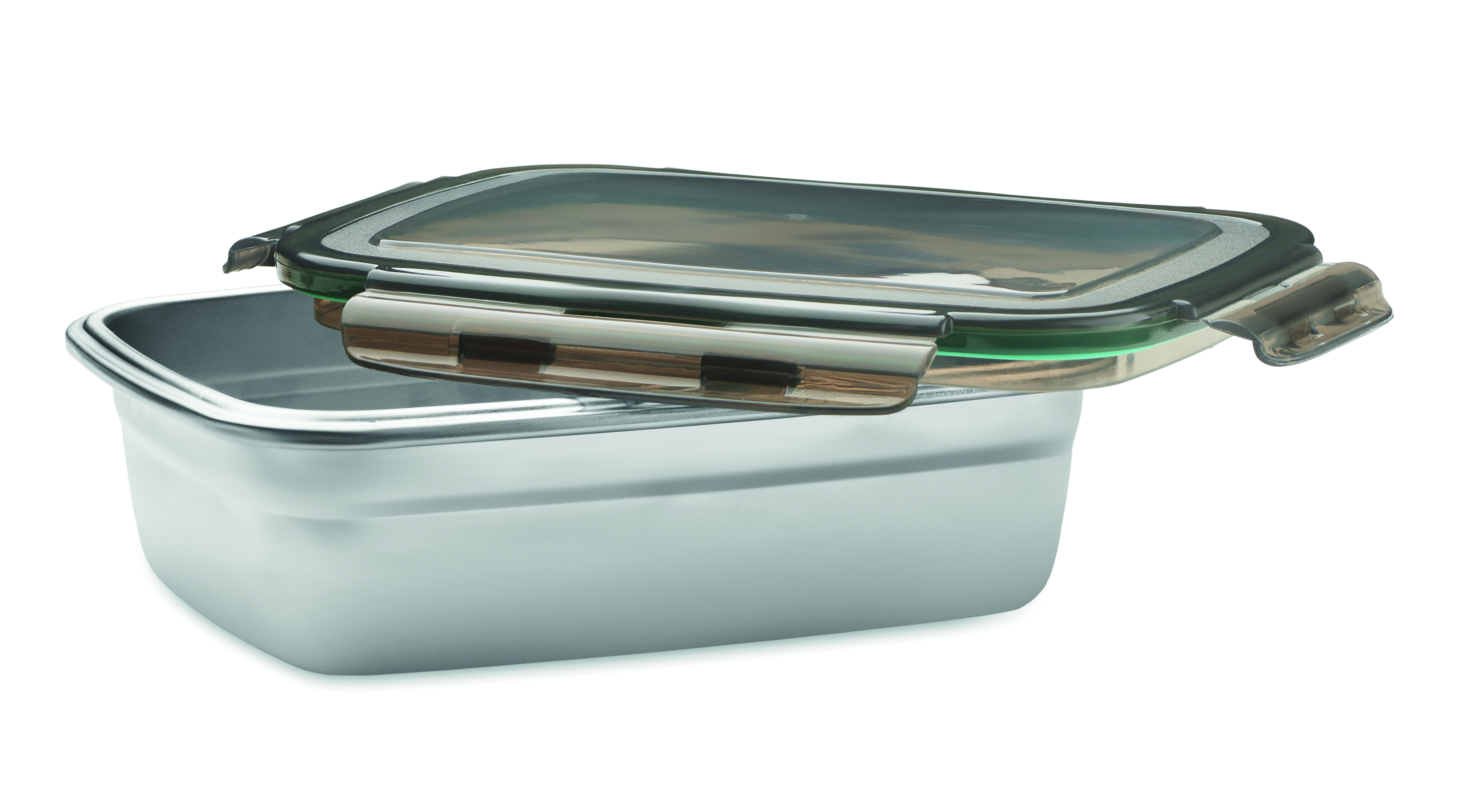 Glasbehälter, Glasdeckel, Meal-Prep, rechteckig, Bento-Box, Pfannenbox, Lunchbox, Glasdeckel, Stahl, Kunststoffdeckel, Glassdeckel, Edelstahlbehälter, Schnappverschluss, Lunchbox, Lebensmittelaufbewahrung