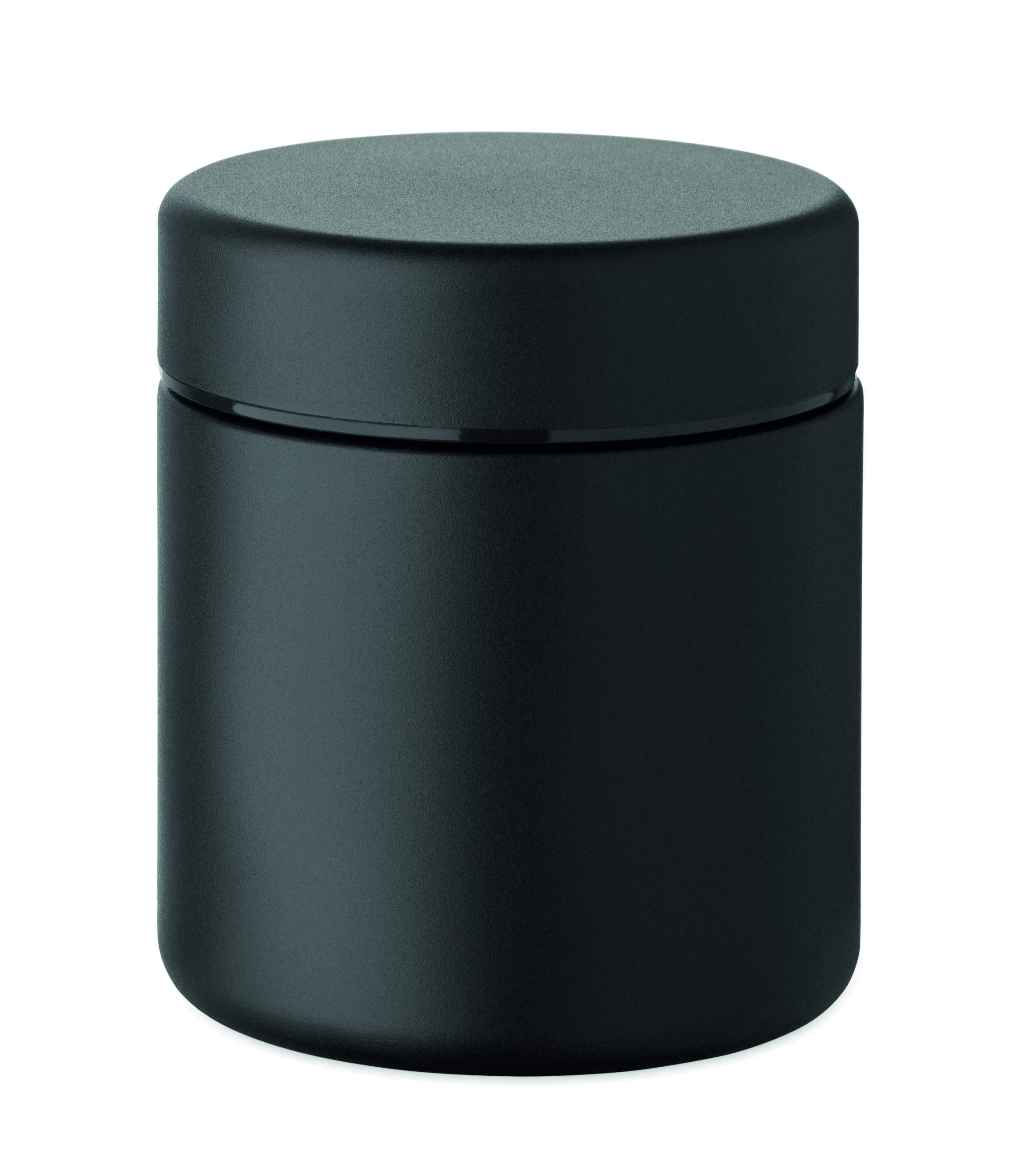 Dosen, Rohrdose, Schwarz, Metallisch, Kappe, Behälter, Dose, Kirschplombe, schwarz, matt, Schachtel, Döschen, Finish: mattschwarz, Haltbares Metall, Küchenbehälter, container, jars, schwarz, matte, Deckel