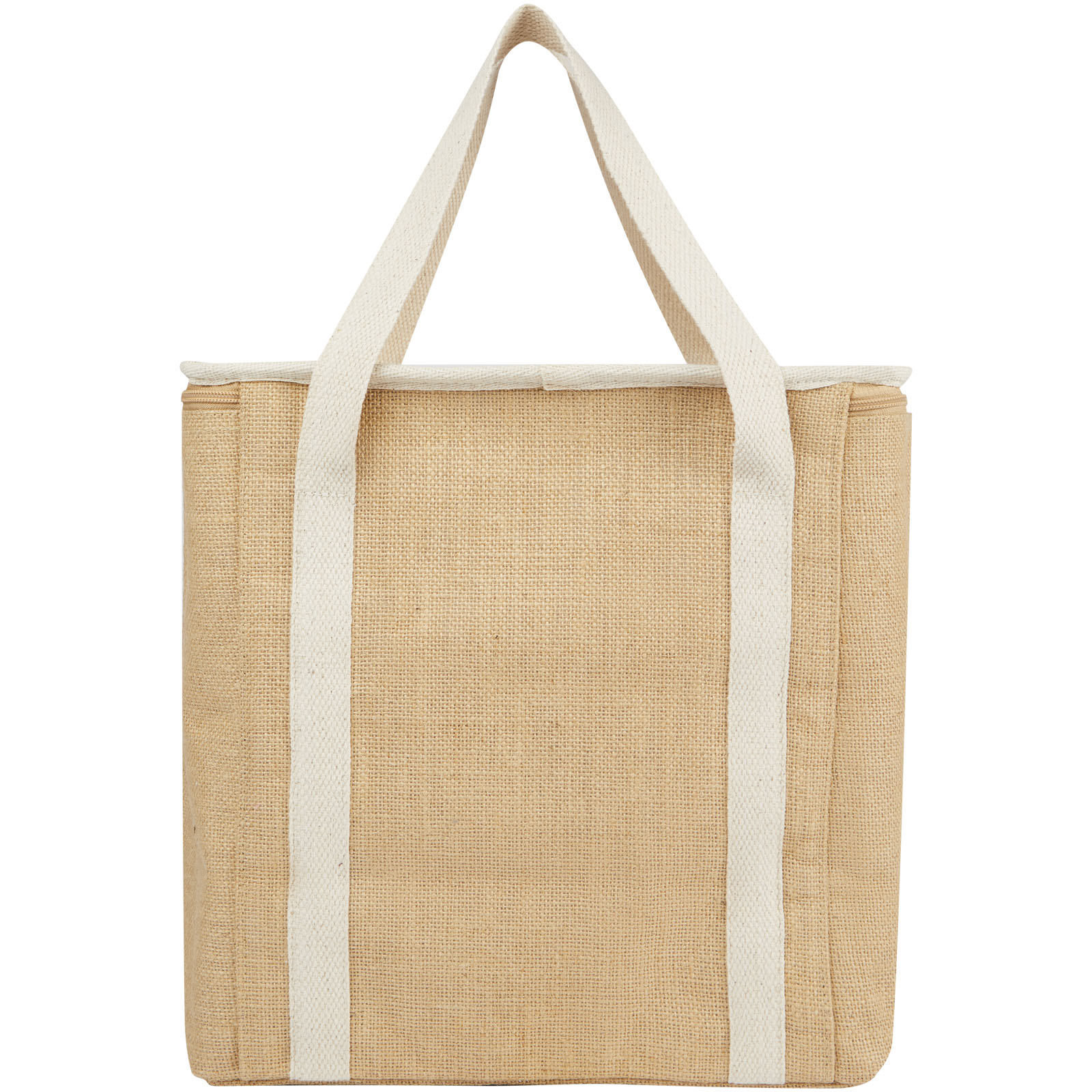 Jutebeutel, Tragetasche, Tragegriff, Beige, Wiederverwendbare Tasche