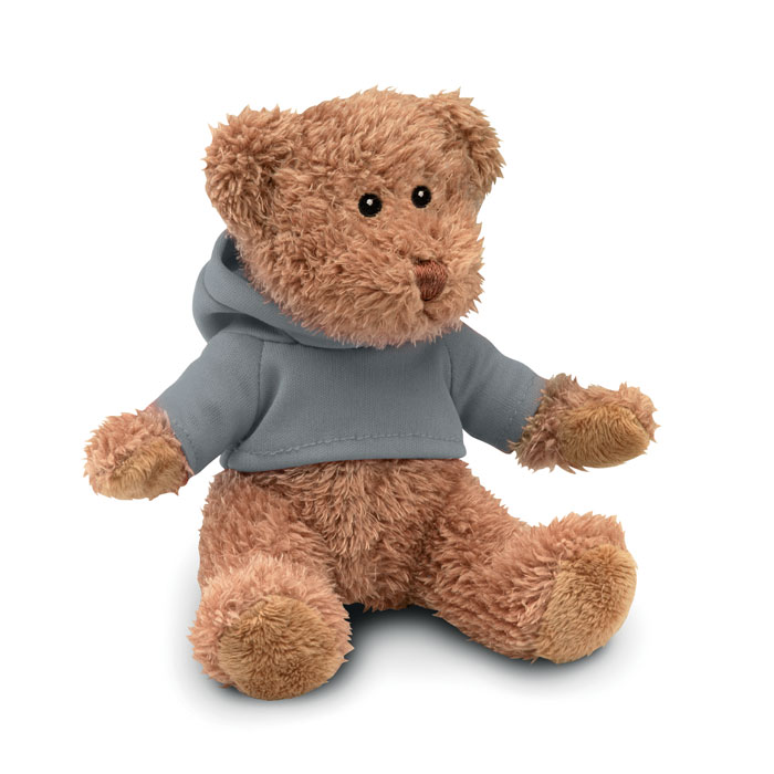 Teddy, Plushie, Plush Bear, Hoodie, Grau Hoodie