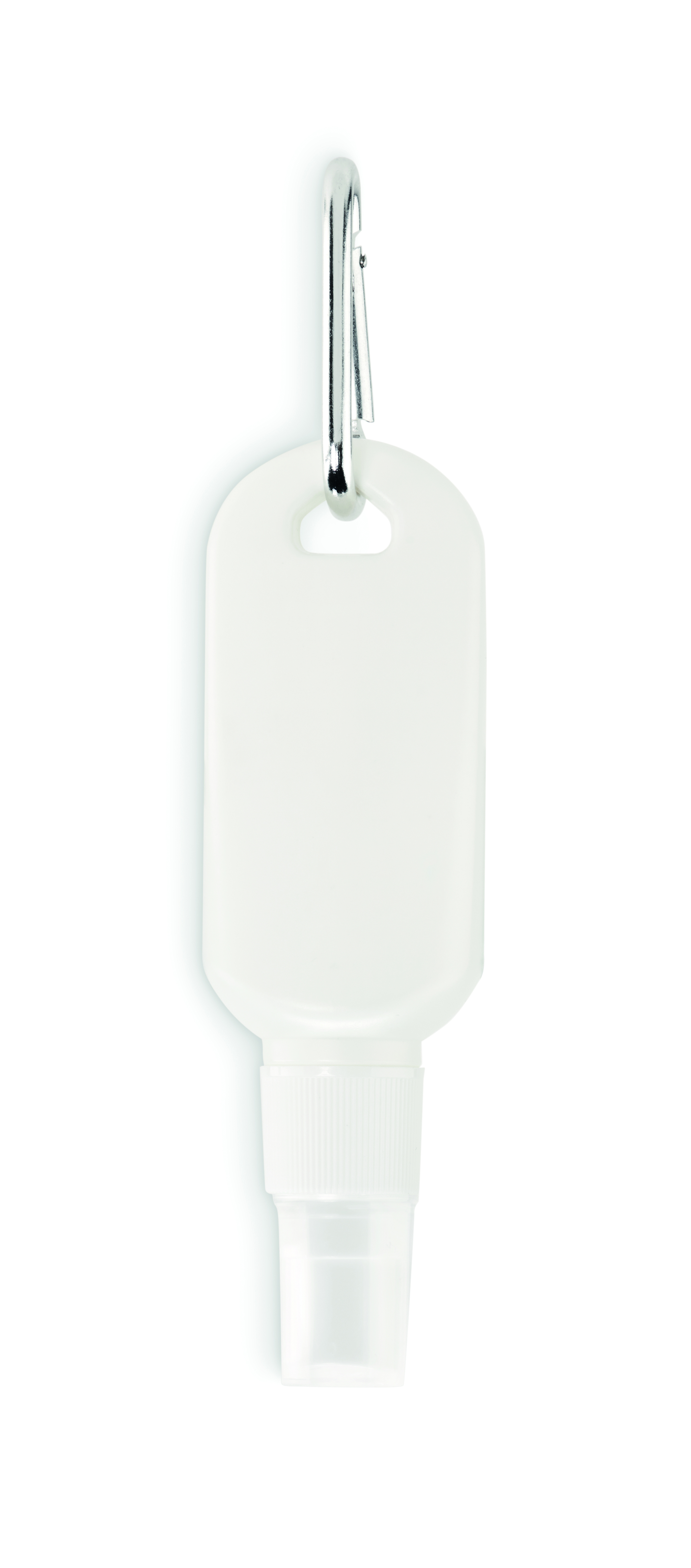 hand sanitizer, portabel, clip-on, weiß, sprühflasche