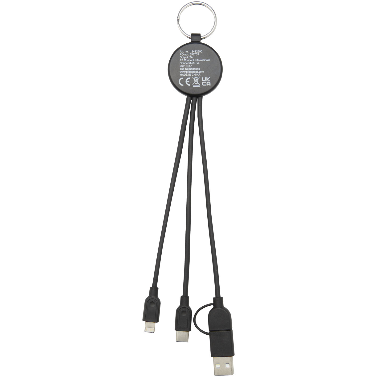 Lautsprecher-kabel, USB-C Kabel, Dreifach-Kabel, Keychain-Ladegerät, Kabel mit USB-A/USB-C
