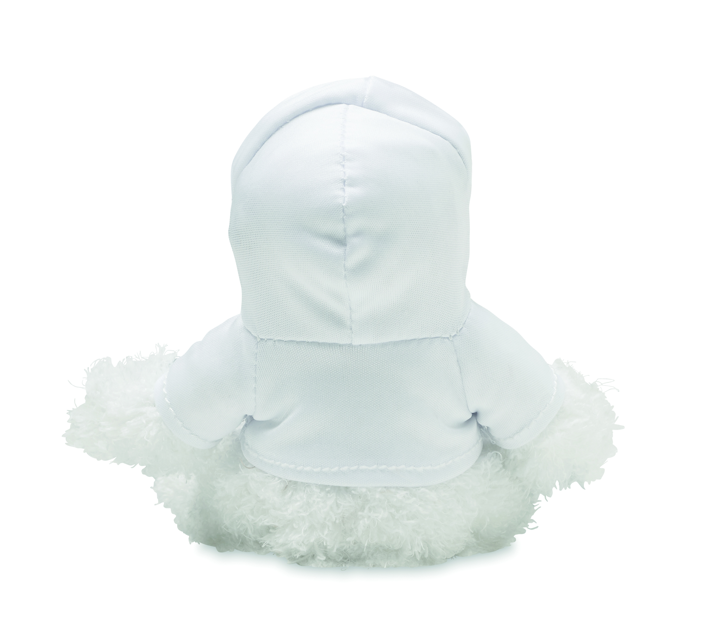 Hooded jacket, Padded coat, Winter clothing, White plush trim, Soft fabric