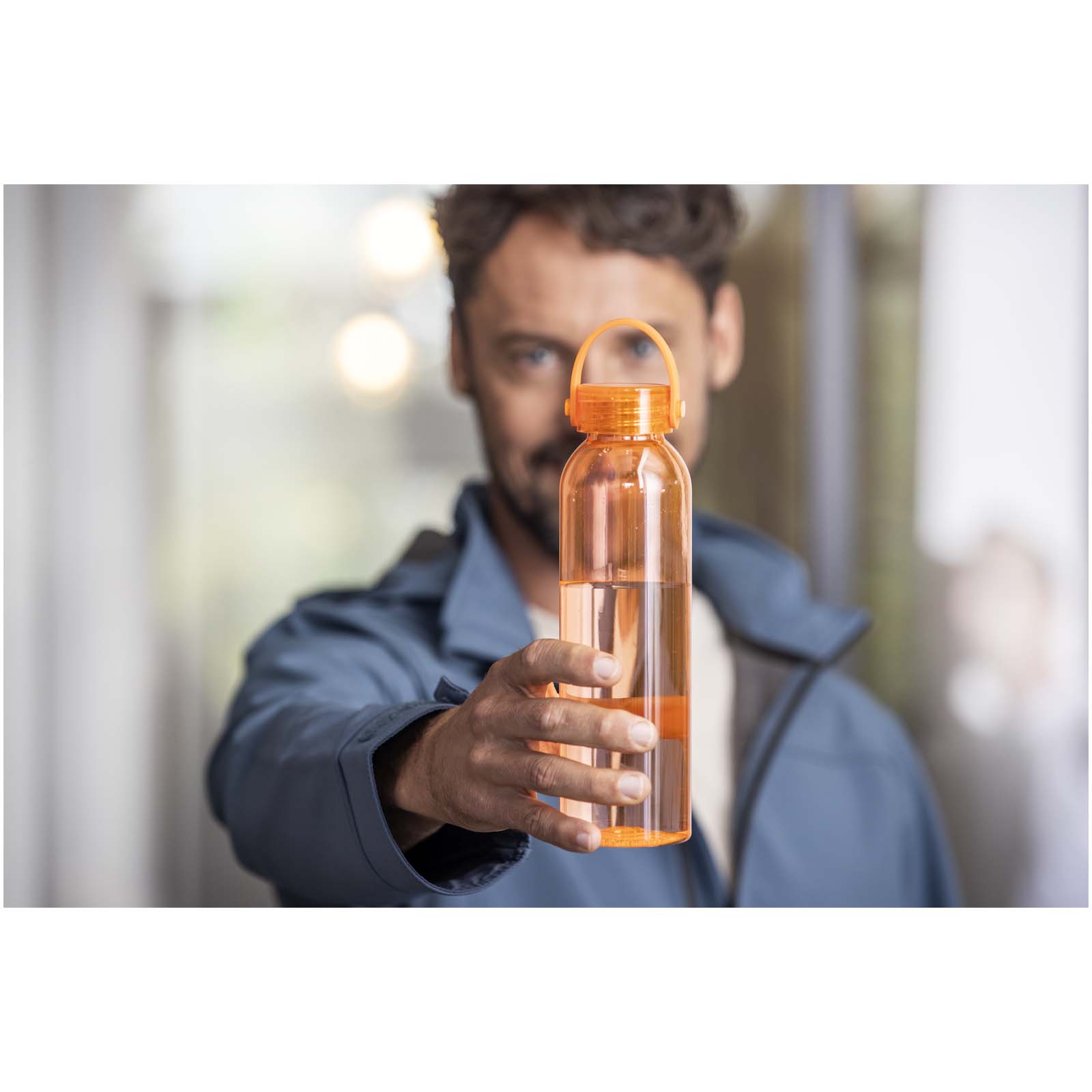 Trinkflasche, Wasserflasche, orange, Haushaltsglas, Sportflasche