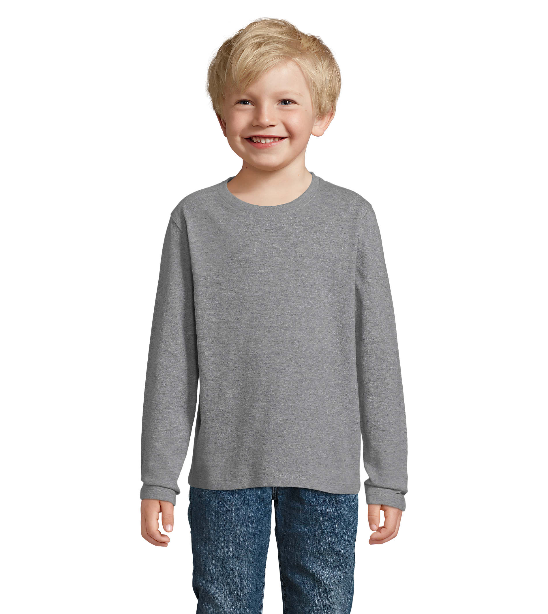 Kinderpullover, Langarm, Grauer Pullover, Kleidung, Stoff, Kindershirt, Lange Ärmel, Grau, Rundhals, Casual, Kinder Shirt, Langarmshirt, Grau, Rundhalsausschnitt, Baumwollmischung, Hoodie, Langarmshirt, Grauer Pullover, Casual Kleidung, Kinderbekleidung