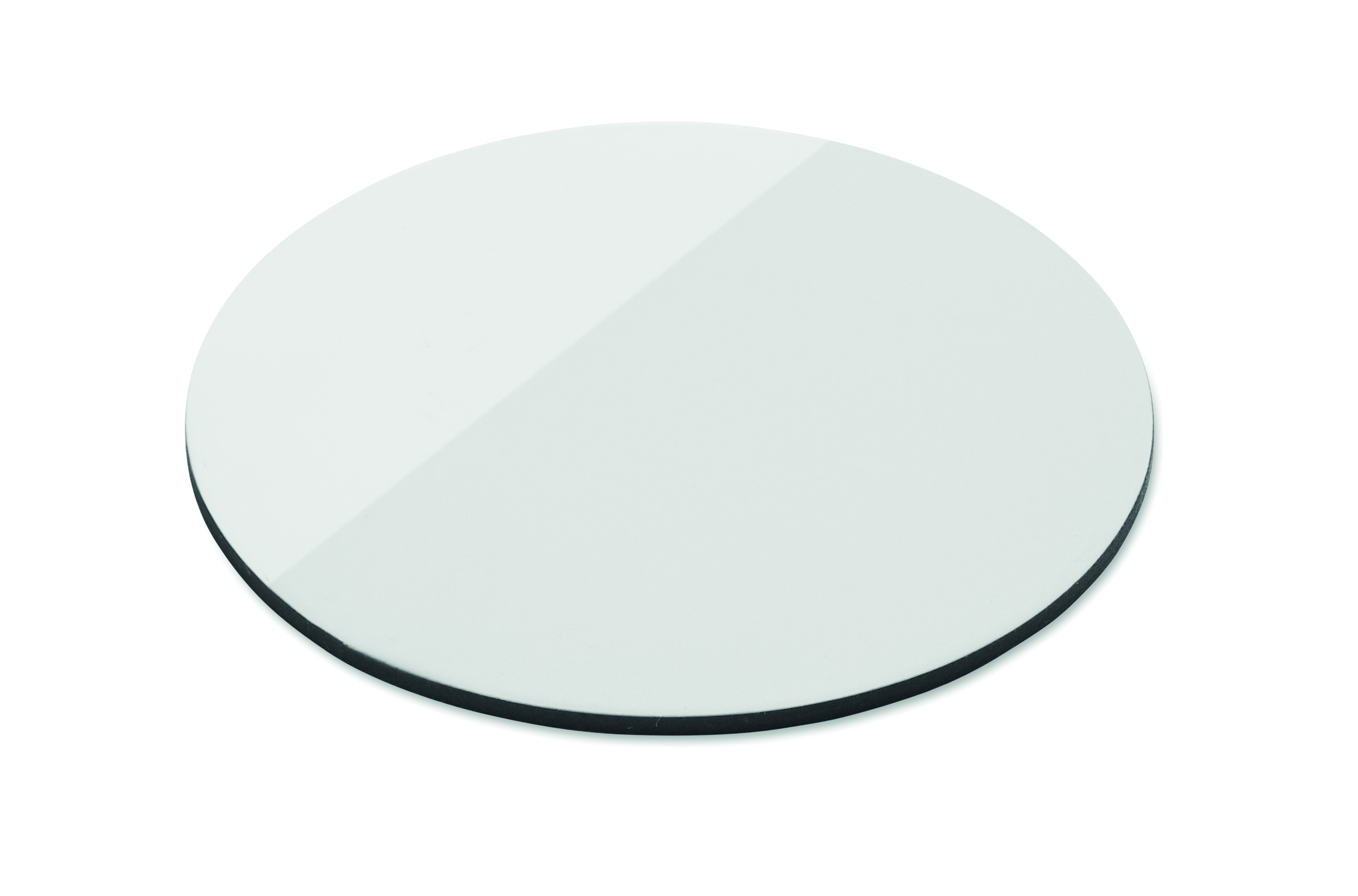 drone-landing pad, circle mirror, reflective disc, metallic surface, glossy round plate