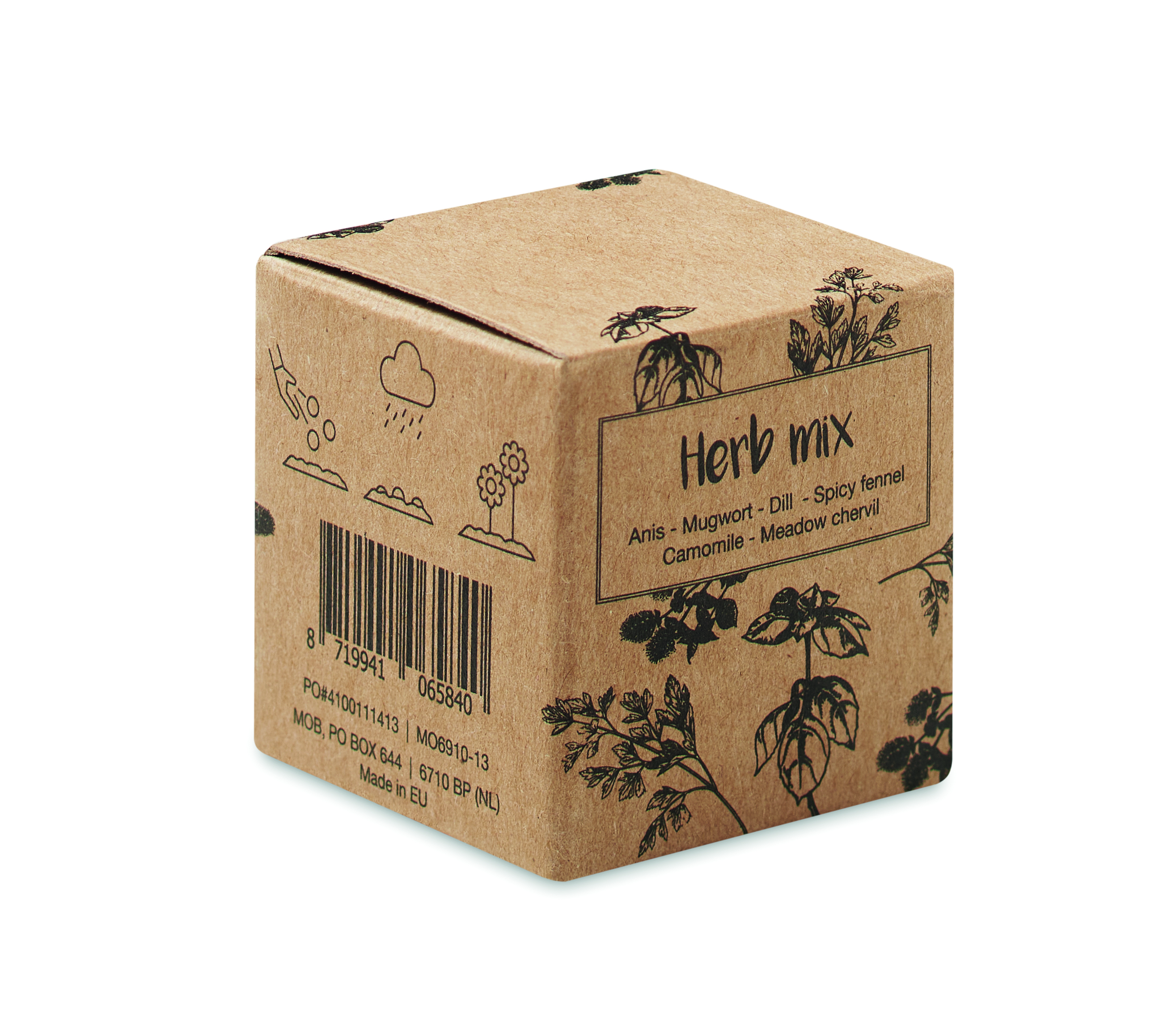 herb mix, herb box, box packaging, getrocknete kräuter, gewürz set