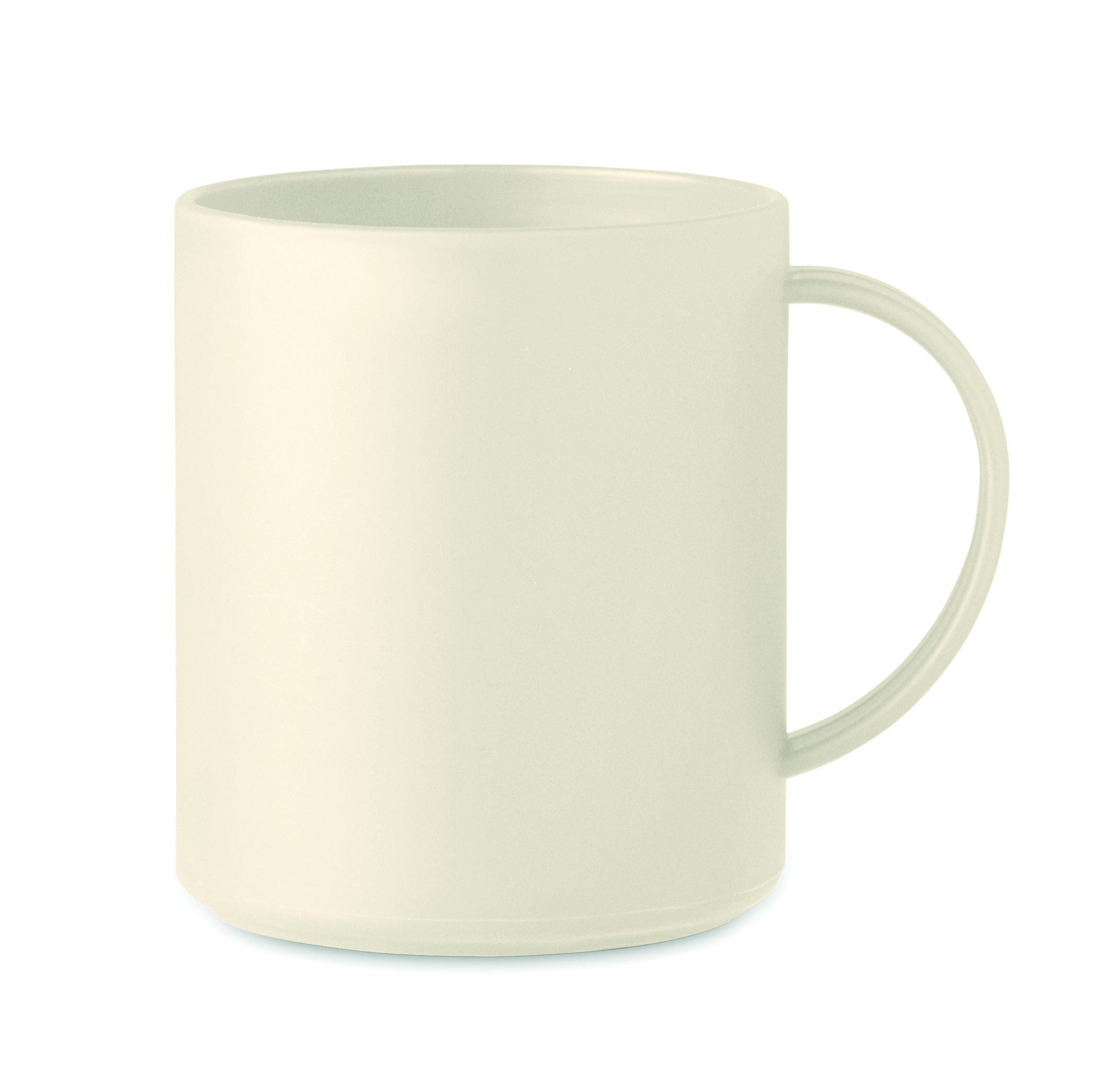 Tasse, Keramik, einfarbig, Becher, Handle
