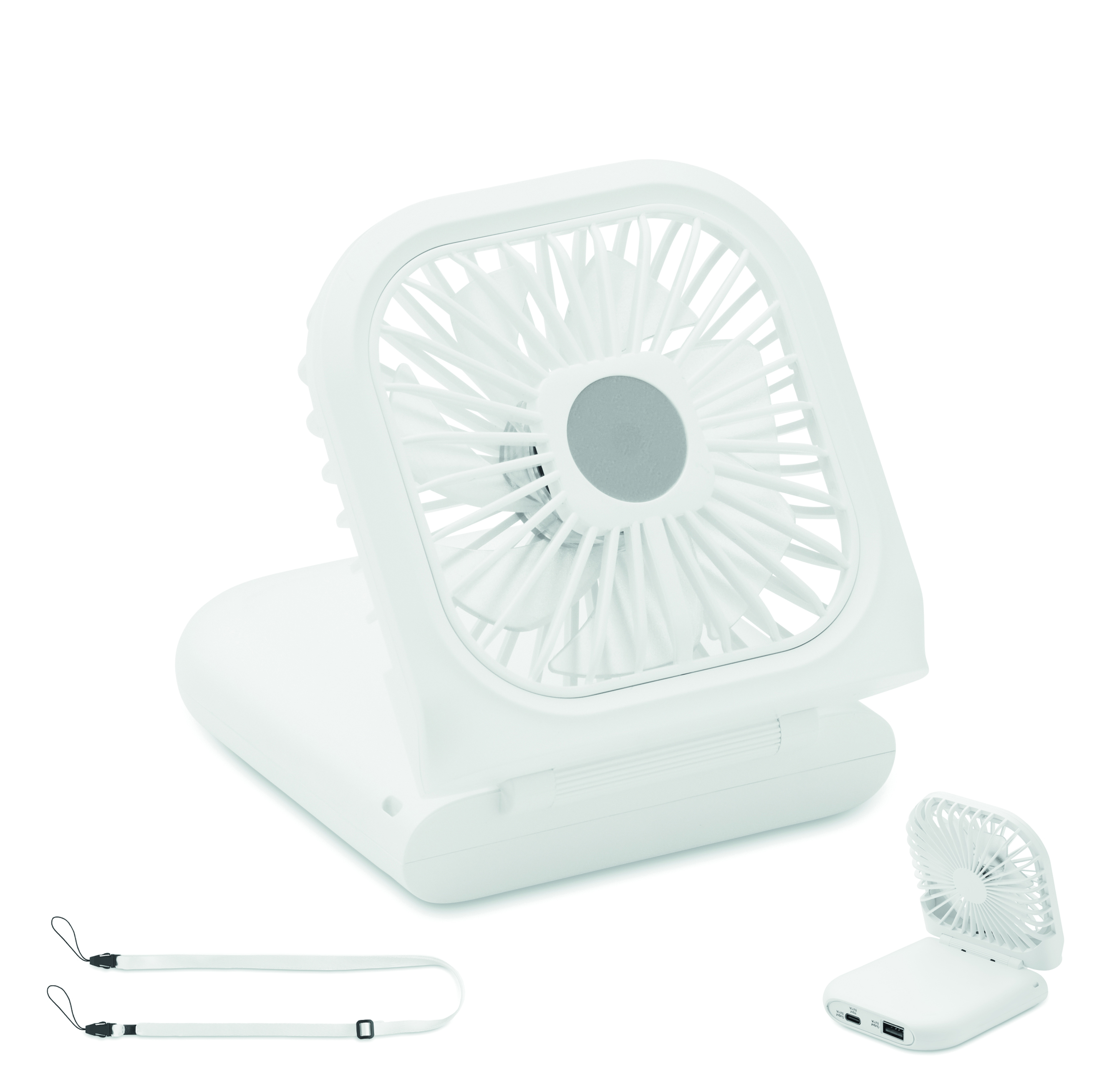 Tischventilator, Klappbar, USB-Anschluss, Betriebskabel, Kühlventilator, kleinerer ventilator, tischventilator, USB-Ventilator, faltbarer Ventilator, netzteillos tragbar