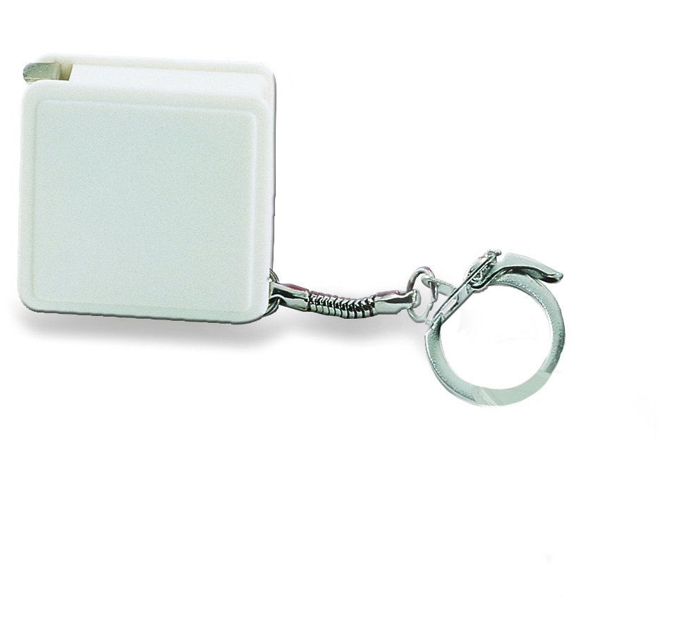 Schlüsselanhänger, Mini-Notizblock, Weiß, Quetschblock, Karabiner, Schlüsselkappchen, Schlüsselanhänger, LED-Box, Mini-Box, Kartenhalter, Schlüsselanhänger, quadratischer Anhänger, weiß, Metallring, Clip