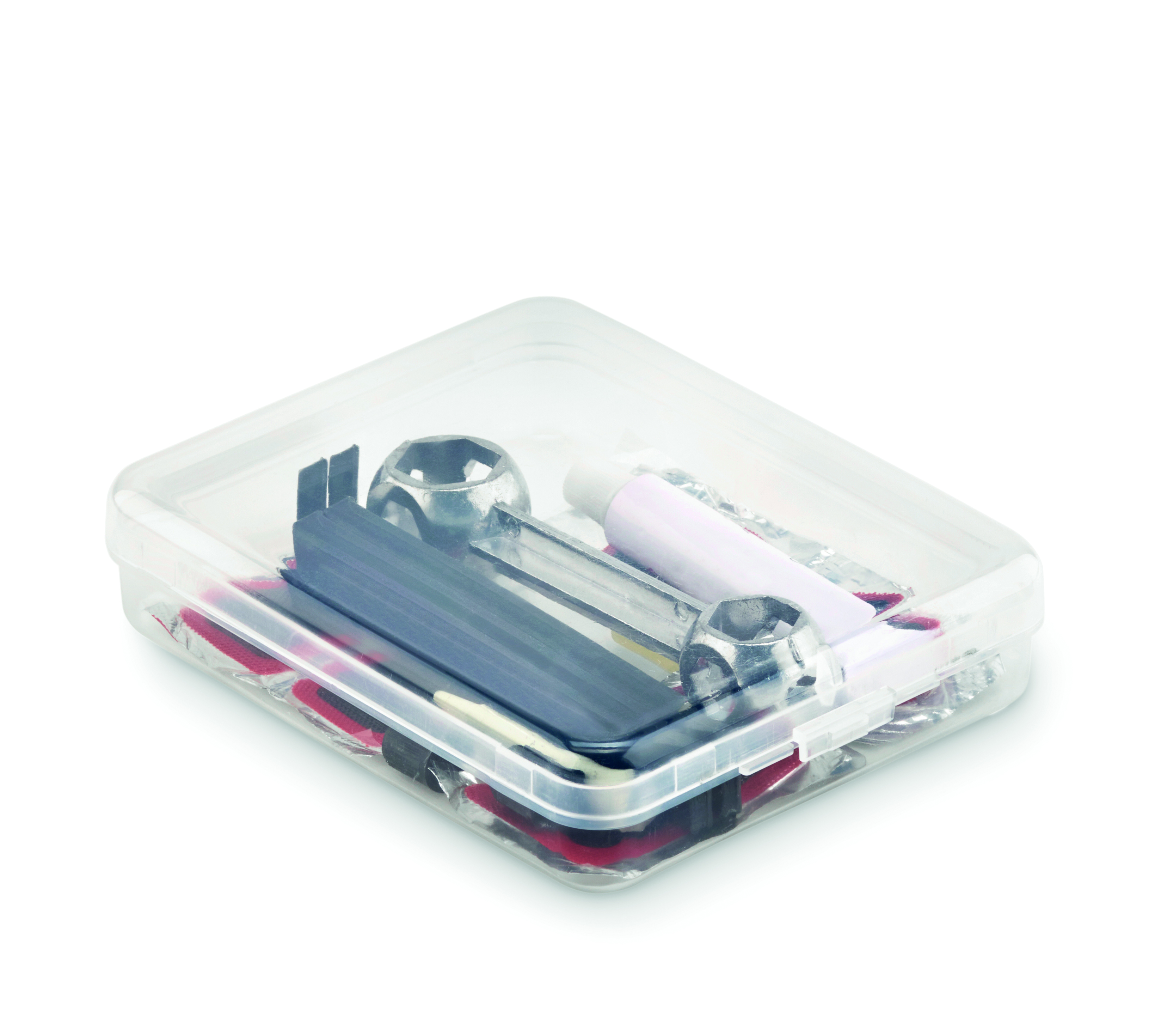 Nähwerkzeug, Schraubenschlüssel, Zubehörset, Metallwerkzeuge, Aufbewahrungsbox