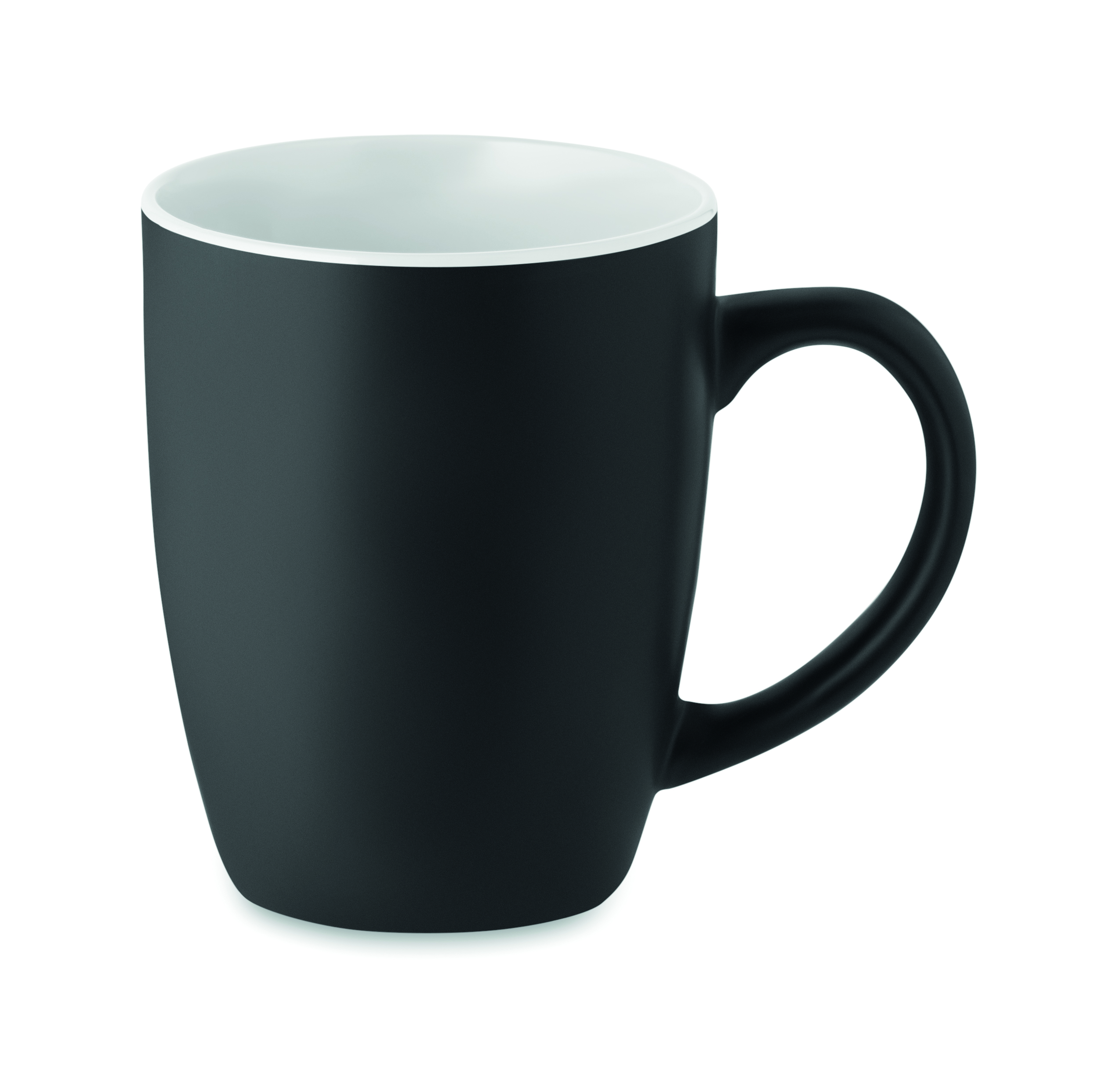 Tasse, Kaffeetasse, schwarz, Keramiktasse, Henkelbecher