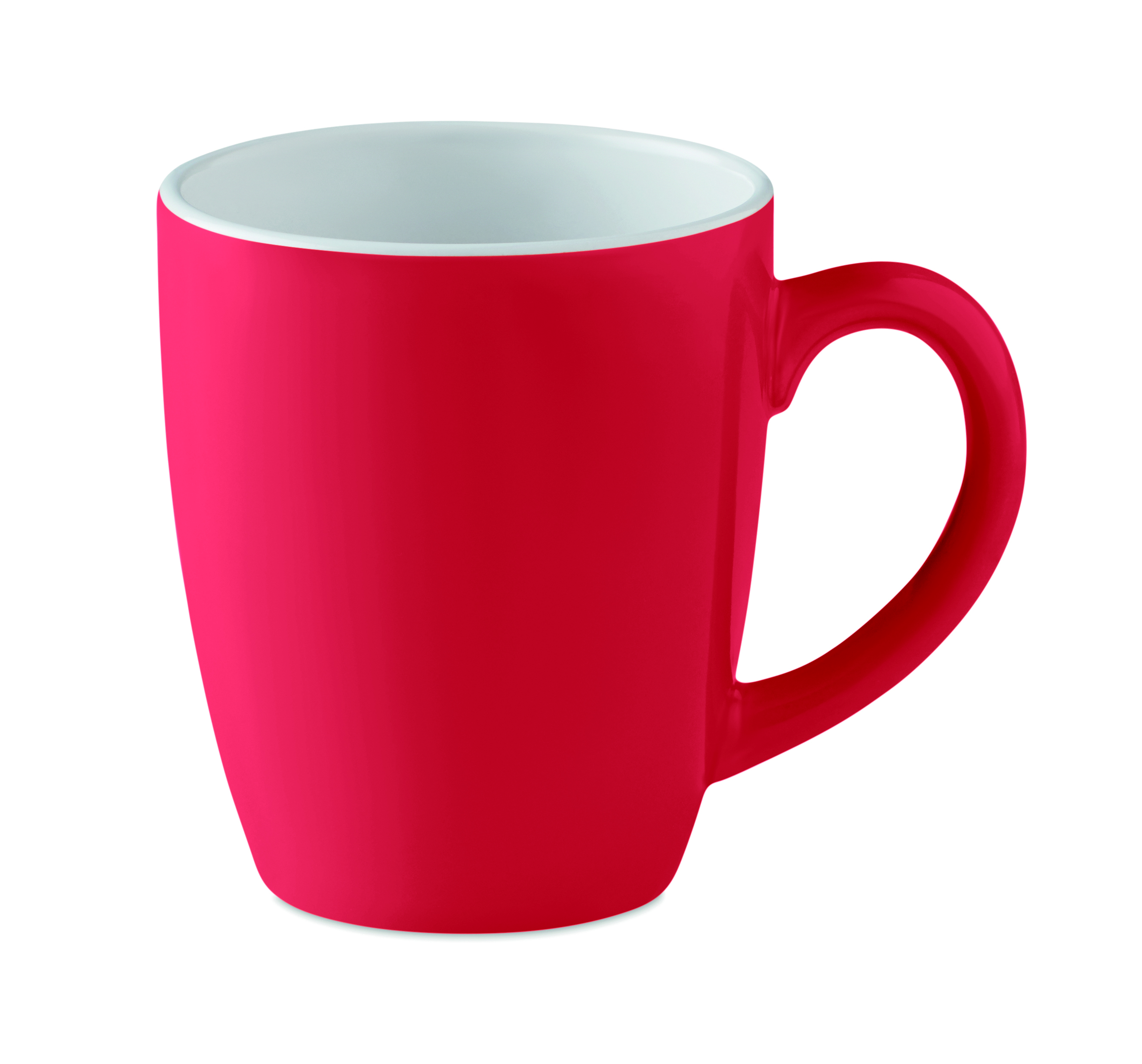 Tasse, Becher, Kaffeetasse, Keramik, Rot