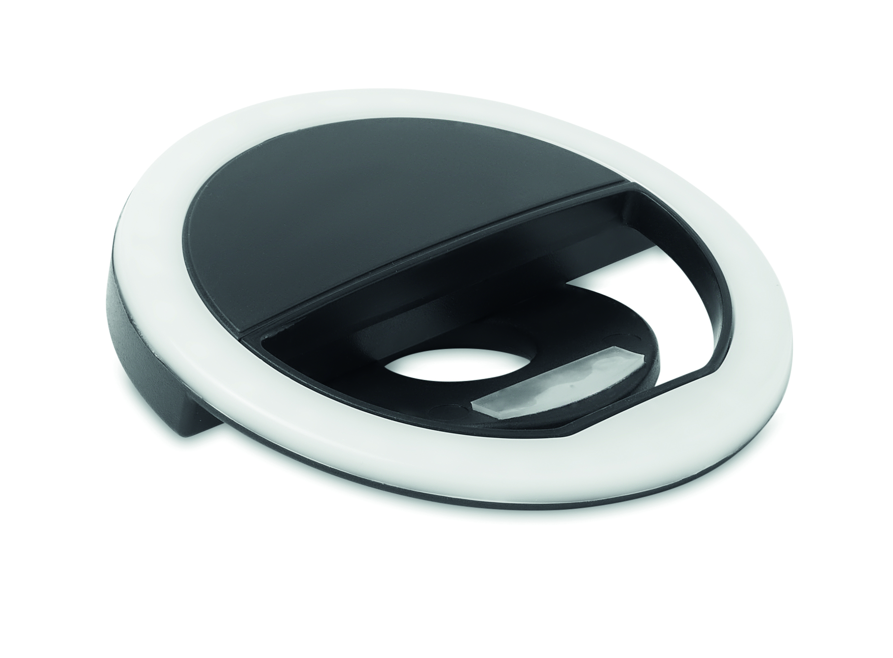 Kaffeehalter, Tassenhalter, Schwarzes Metall, Edelstahloptik, Kunststoffring