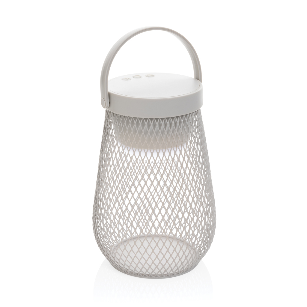 Laterne, Mesh-Design, Metallnetz, Tragegriff, Lagerlampe