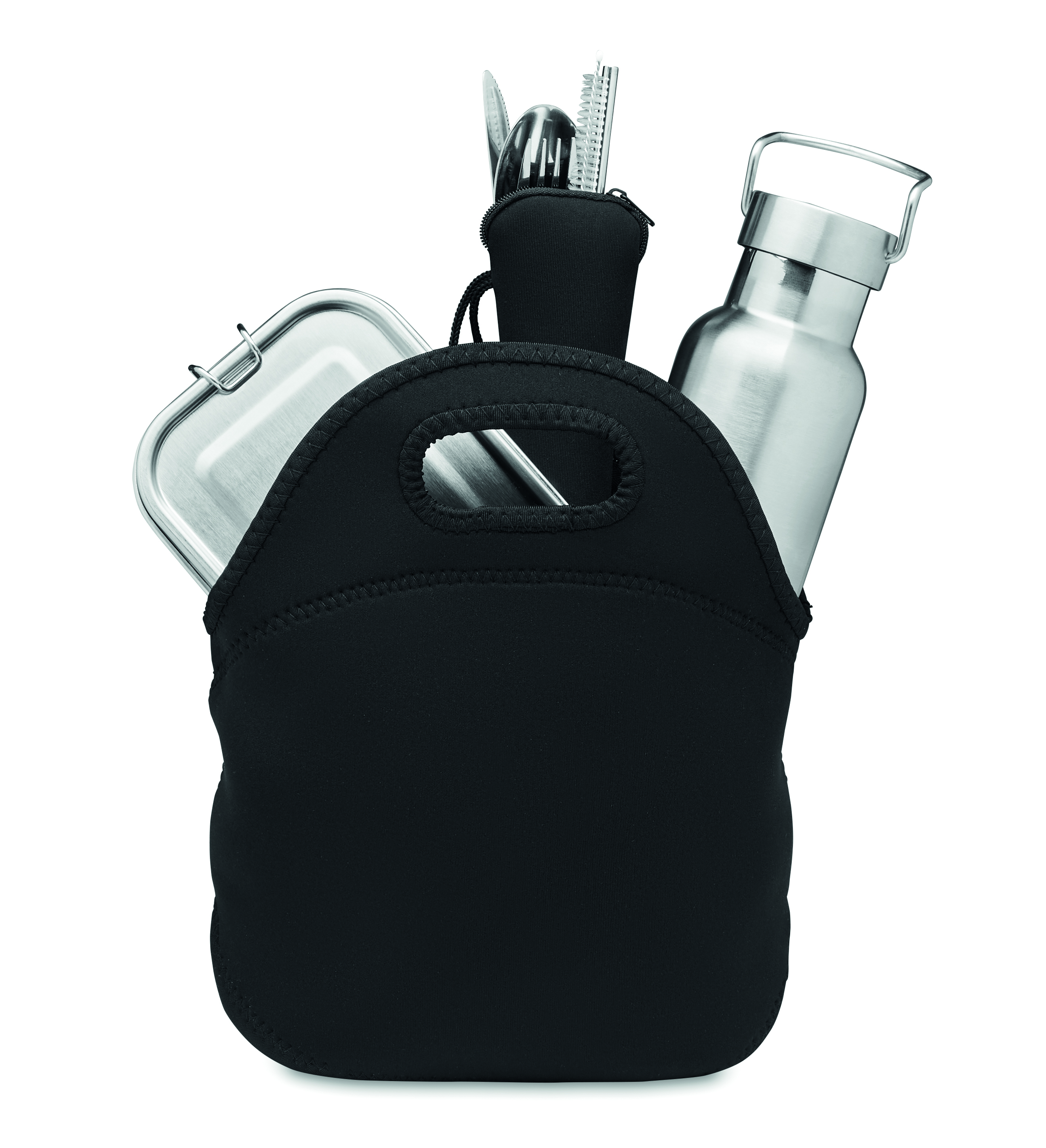 Tasche, Trinkflasche, Besteckset, Werkzeugtasche, Kulturtasche